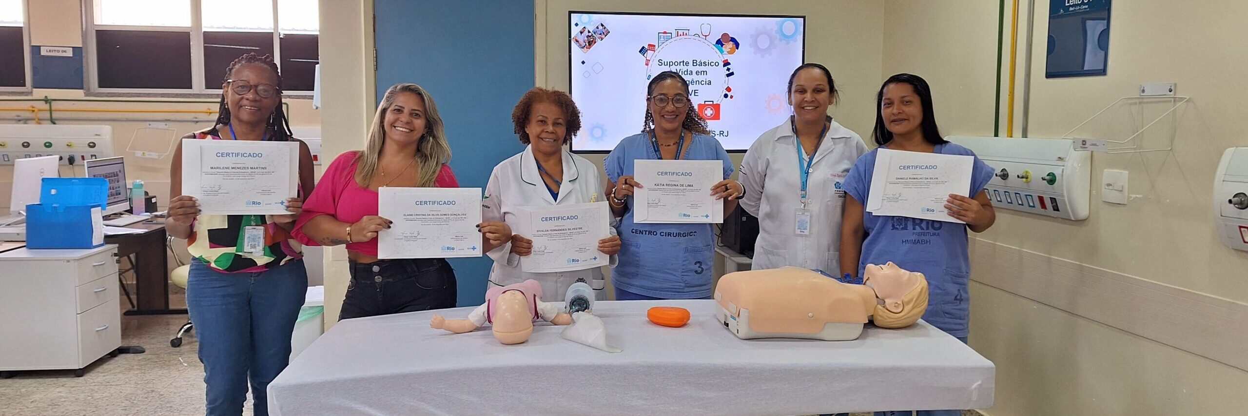 96ª Turma Do Curso Suporte Básico À Vida Em Emergência – SBVE No Hospital Souza Aguiar