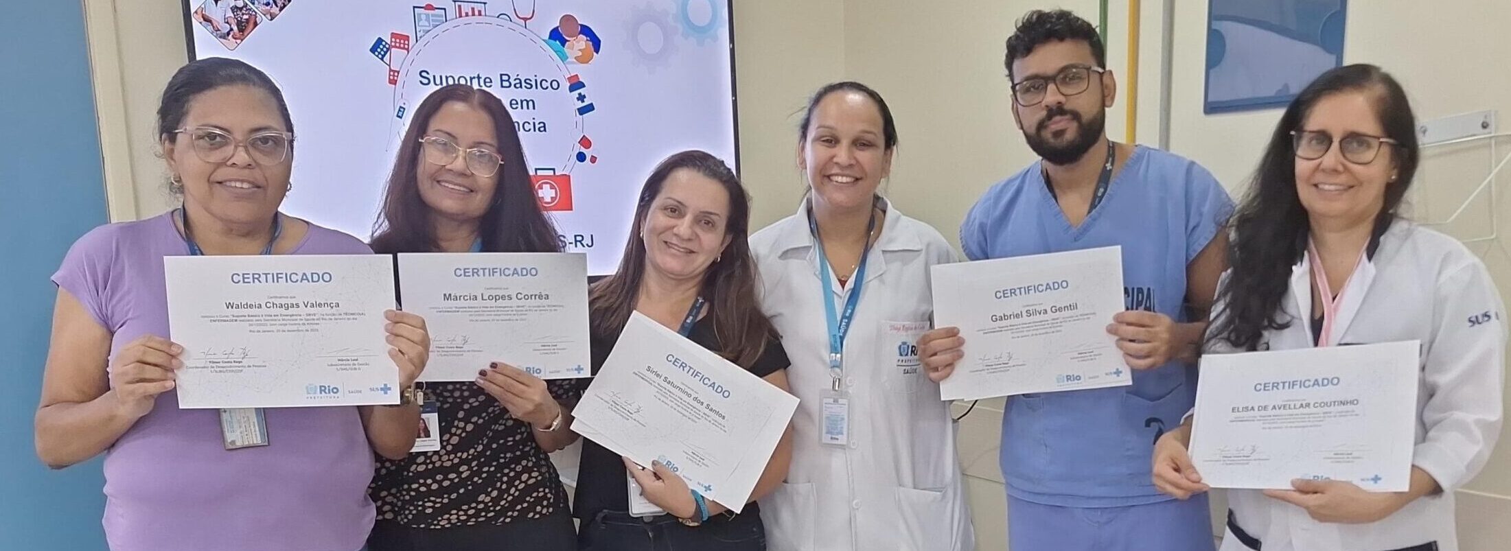 99ª Turma Do Curso Suporte Básico À Vida Em Emergência – SBVE No Hospital Souza Aguiar