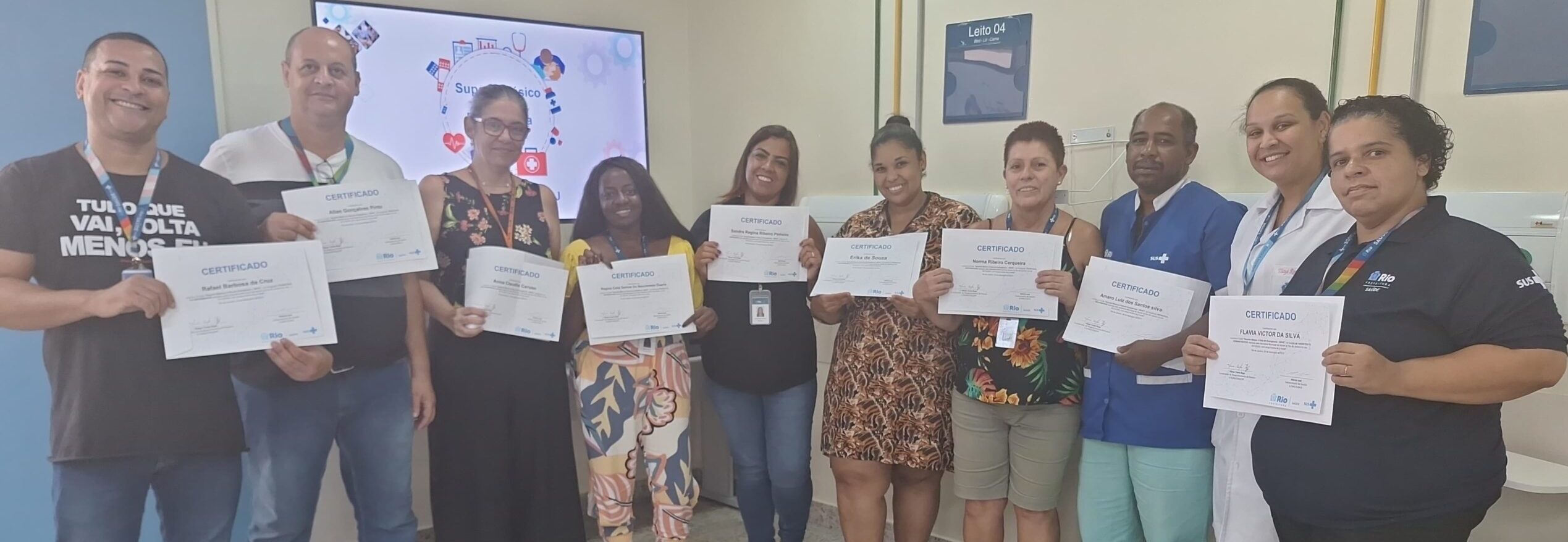 100ª Turma Do Curso Suporte Básico À Vida Em Emergência – SBVE No Hospital Souza Aguiar