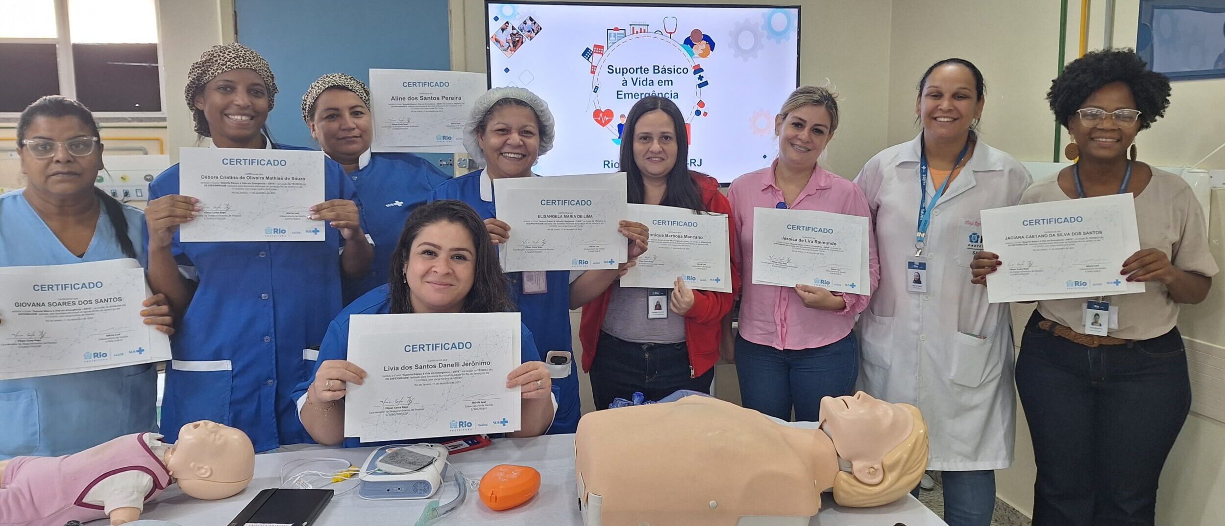 92ª Turma Do Curso Suporte Básico À Vida Em Emergência – SBVE No Hospital Souza Aguiar