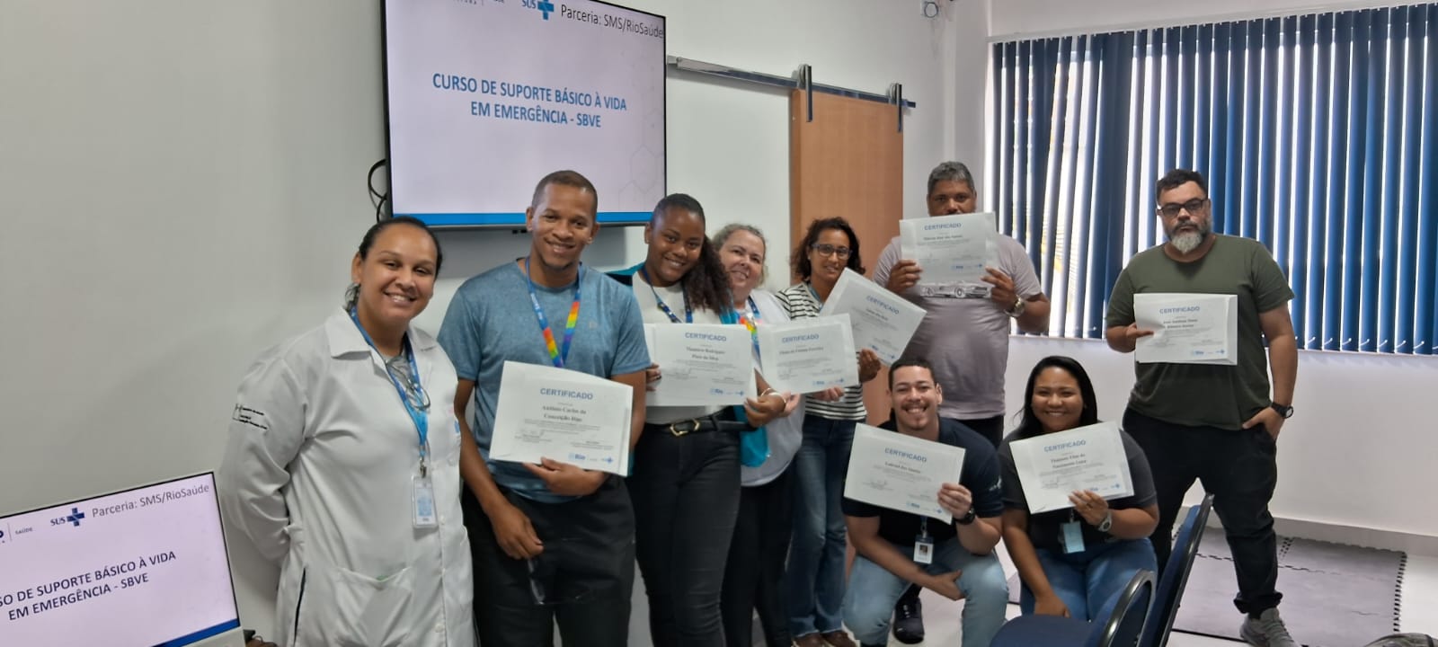 87ª Turma Do Curso Suporte Básico À Vida Em Emergência – SBVE No Instituto Municipal Philippe Pinel