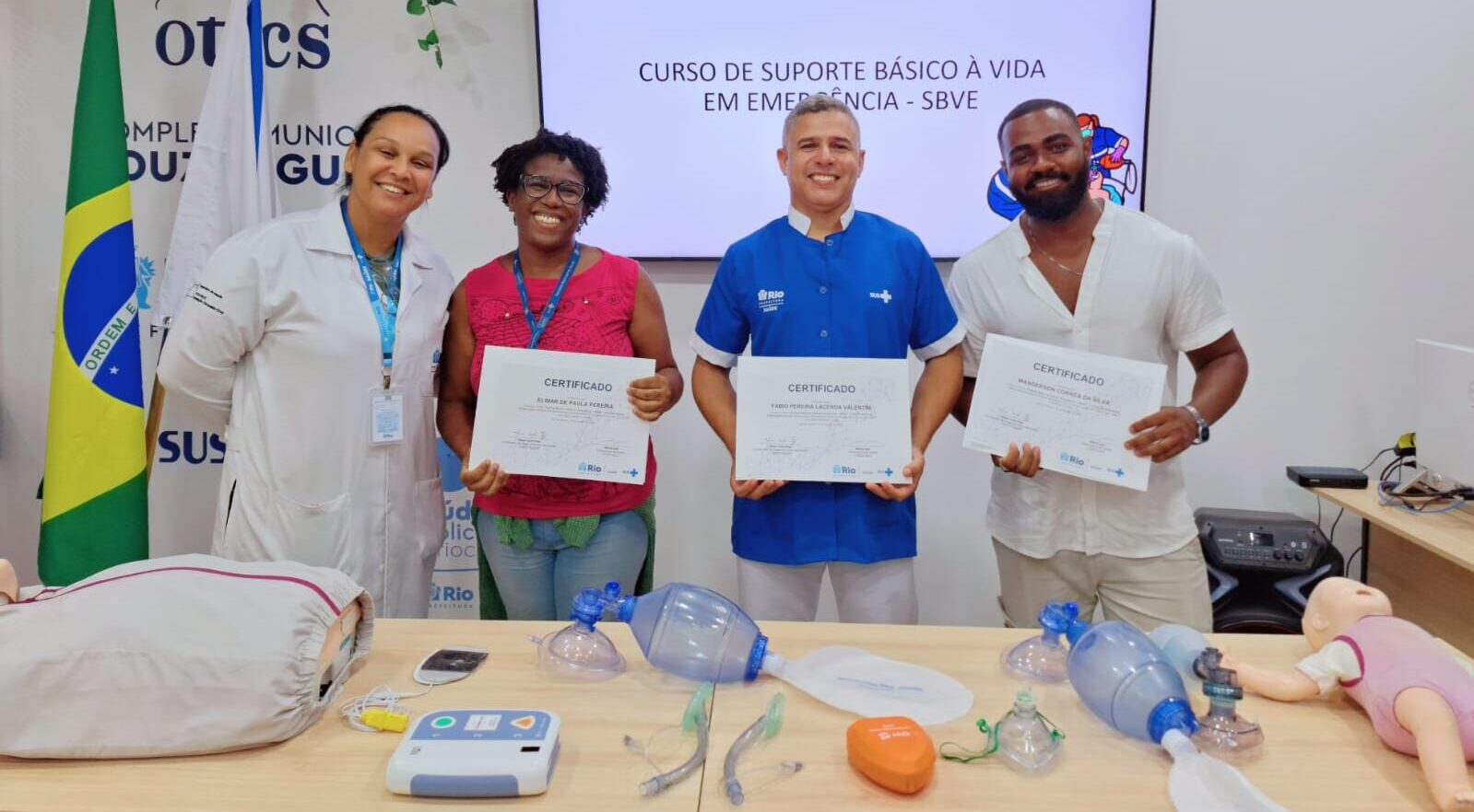 15ª Turma De 2024 Do Curso Suporte Básico À Vida Em Emergência – SBVE No Hospital Souza Aguiar