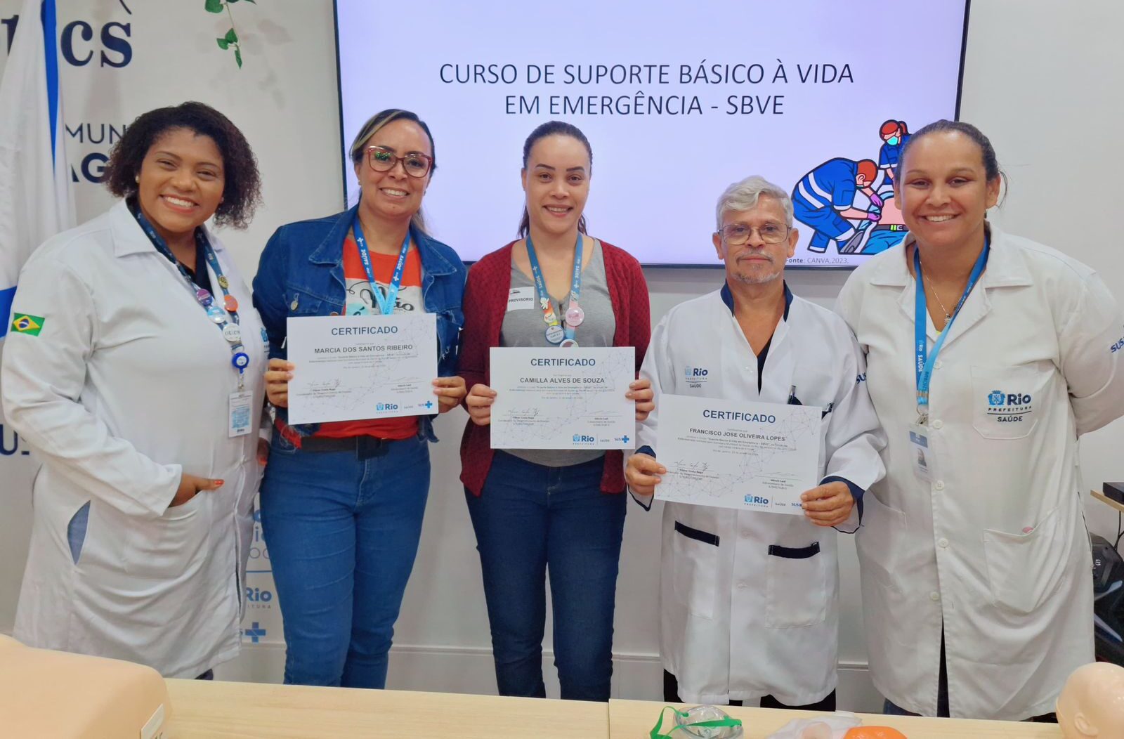 16ª Turma De 2024 Do Curso Suporte Básico À Vida Em Emergência – SBVE No Hospital Souza Aguiar