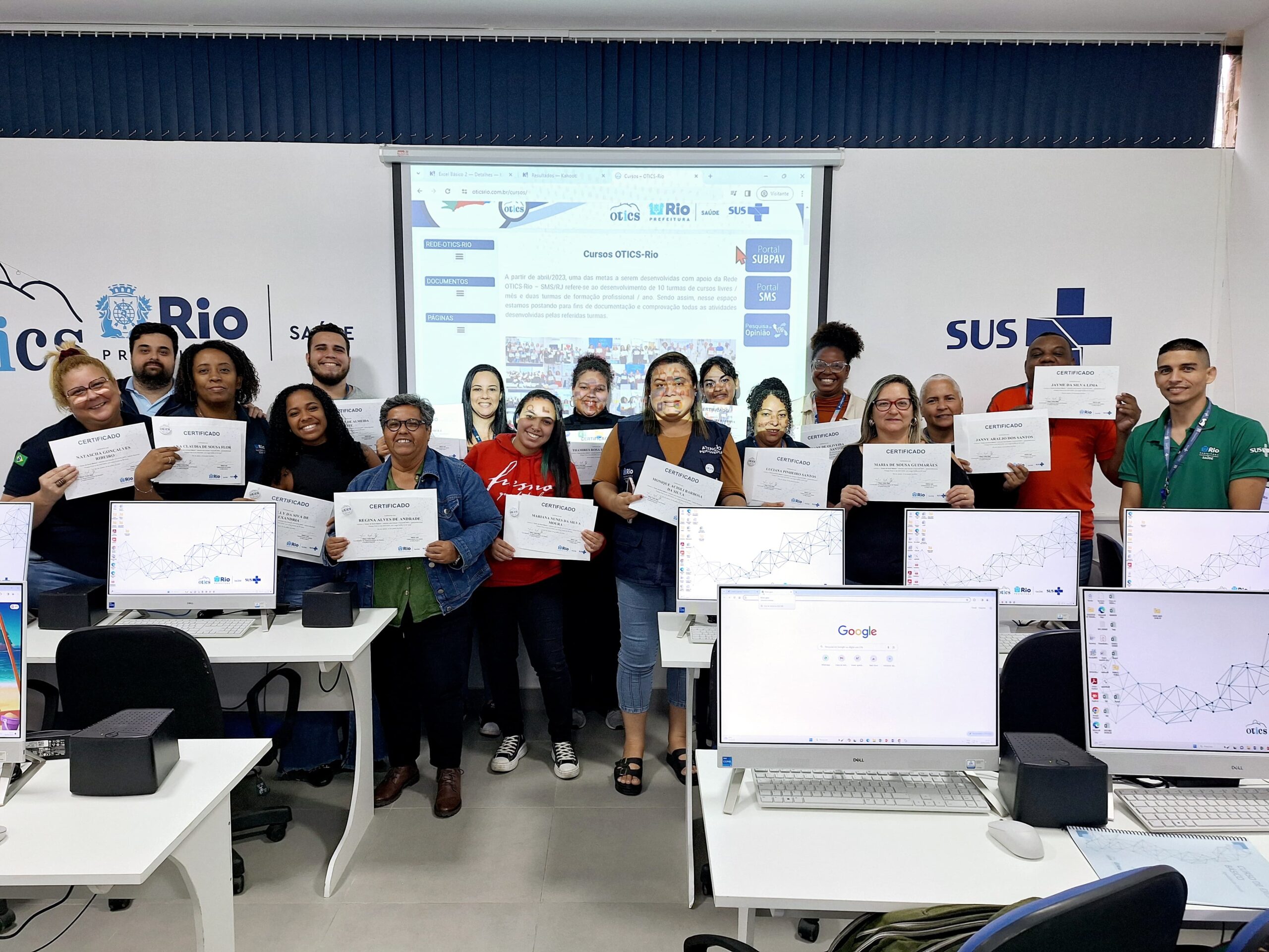 Curso de Excel Básico no OTICS-Rio IMPP