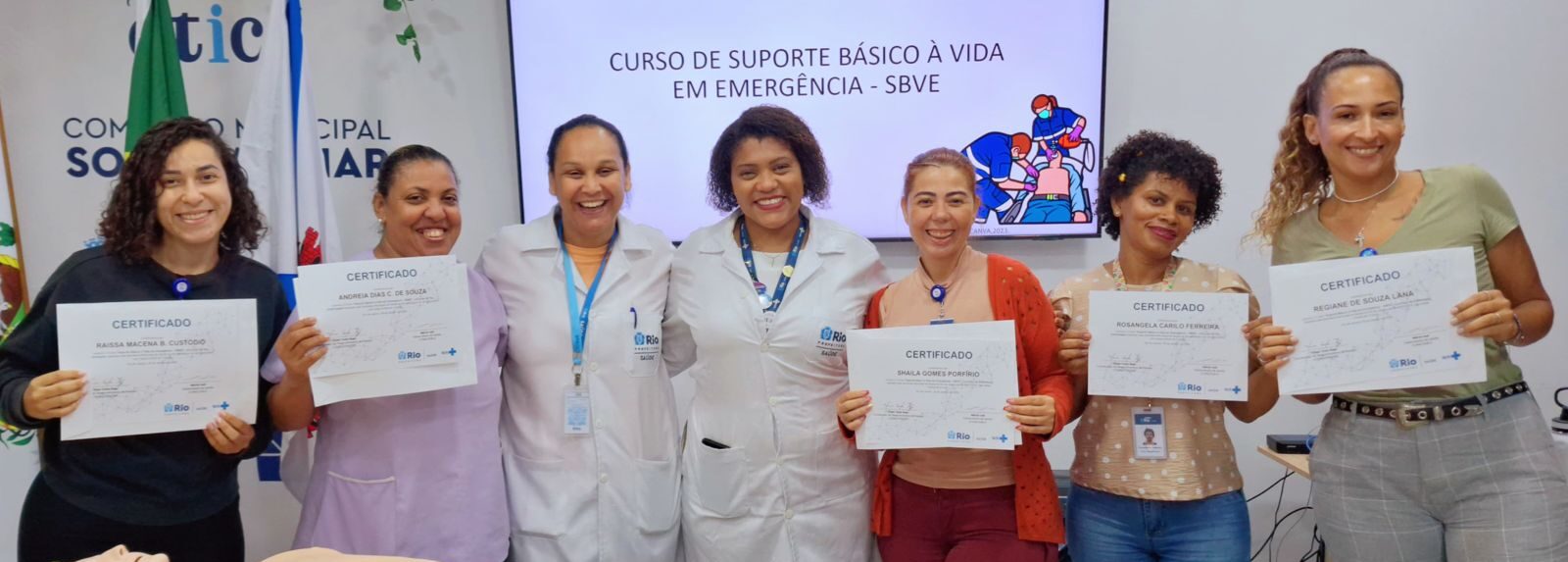 4ª Turma de 2024 do Curso Suporte Básico À Vida Em Emergência – SBVE No Hospital Souza Aguiar