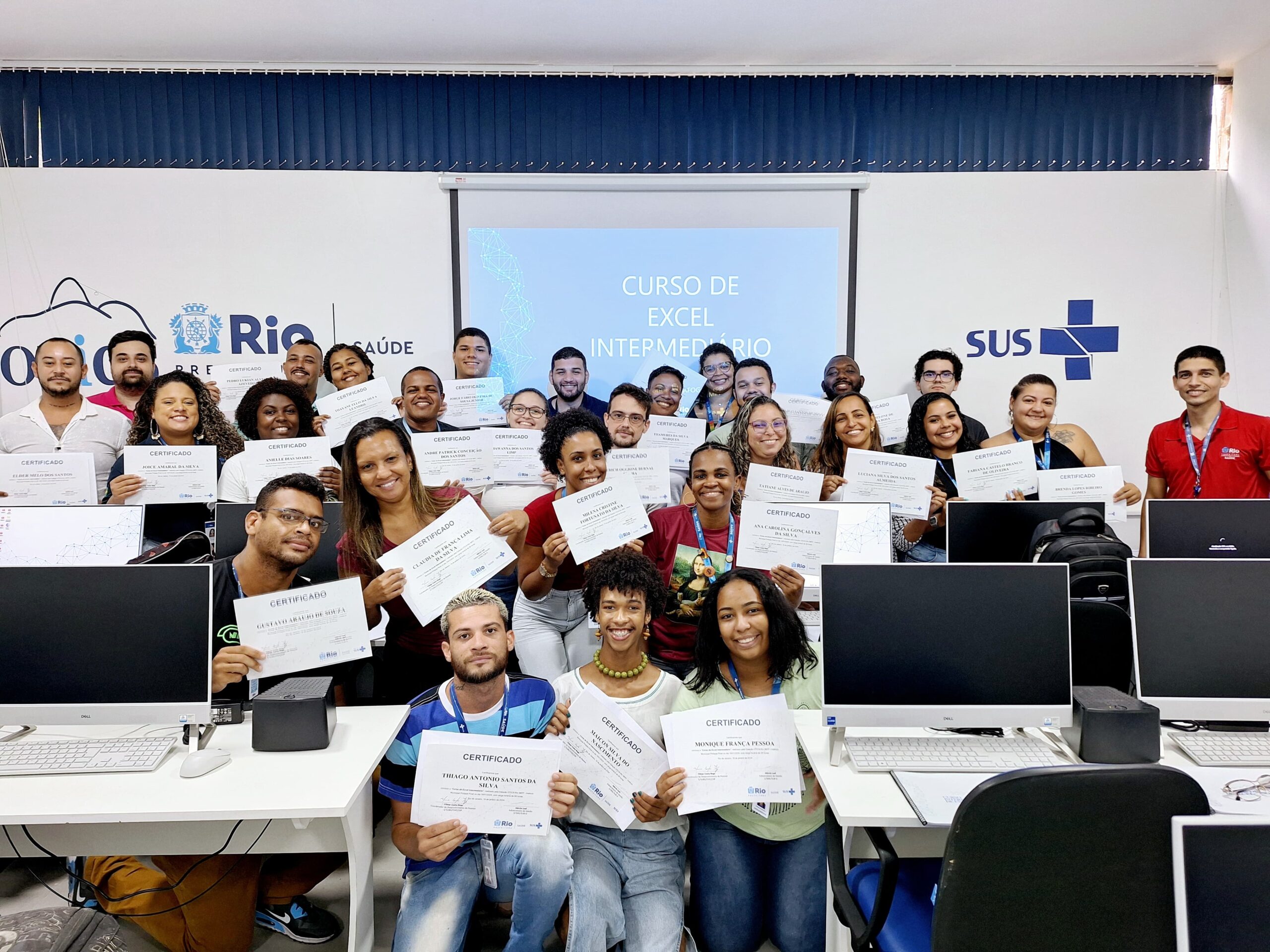 Curso de Excel Intermediário no OTICS-Rio IMPP