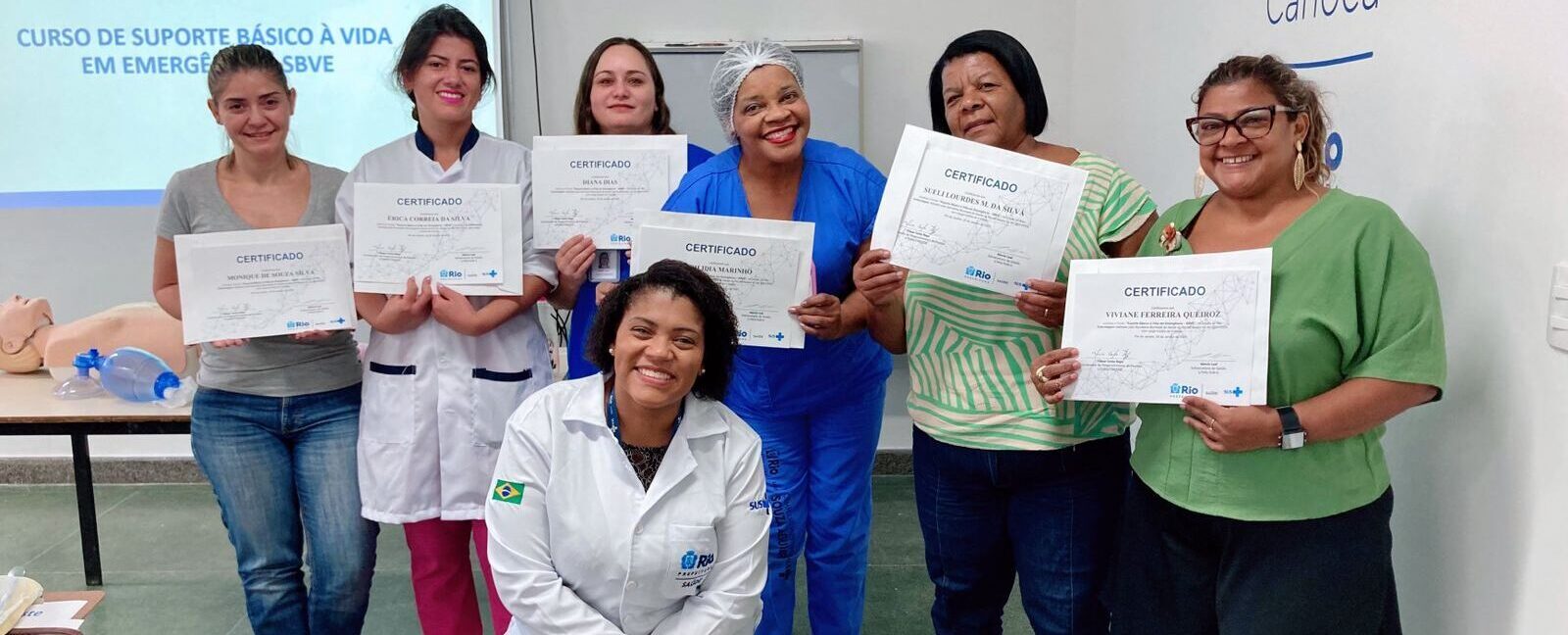 23ª Turma De 2024 Do Curso Suporte Básico À Vida Em Emergência – SBVE No Hospital Souza Aguiar