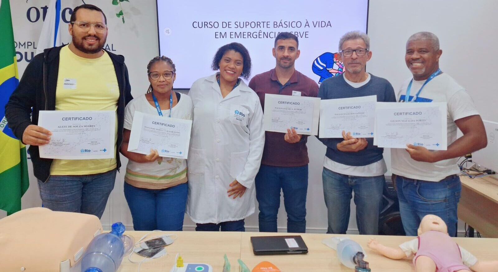 18ª Turma De 2024 Do Curso Suporte Básico À Vida Em Emergência – SBVE No Hospital Souza Aguiar