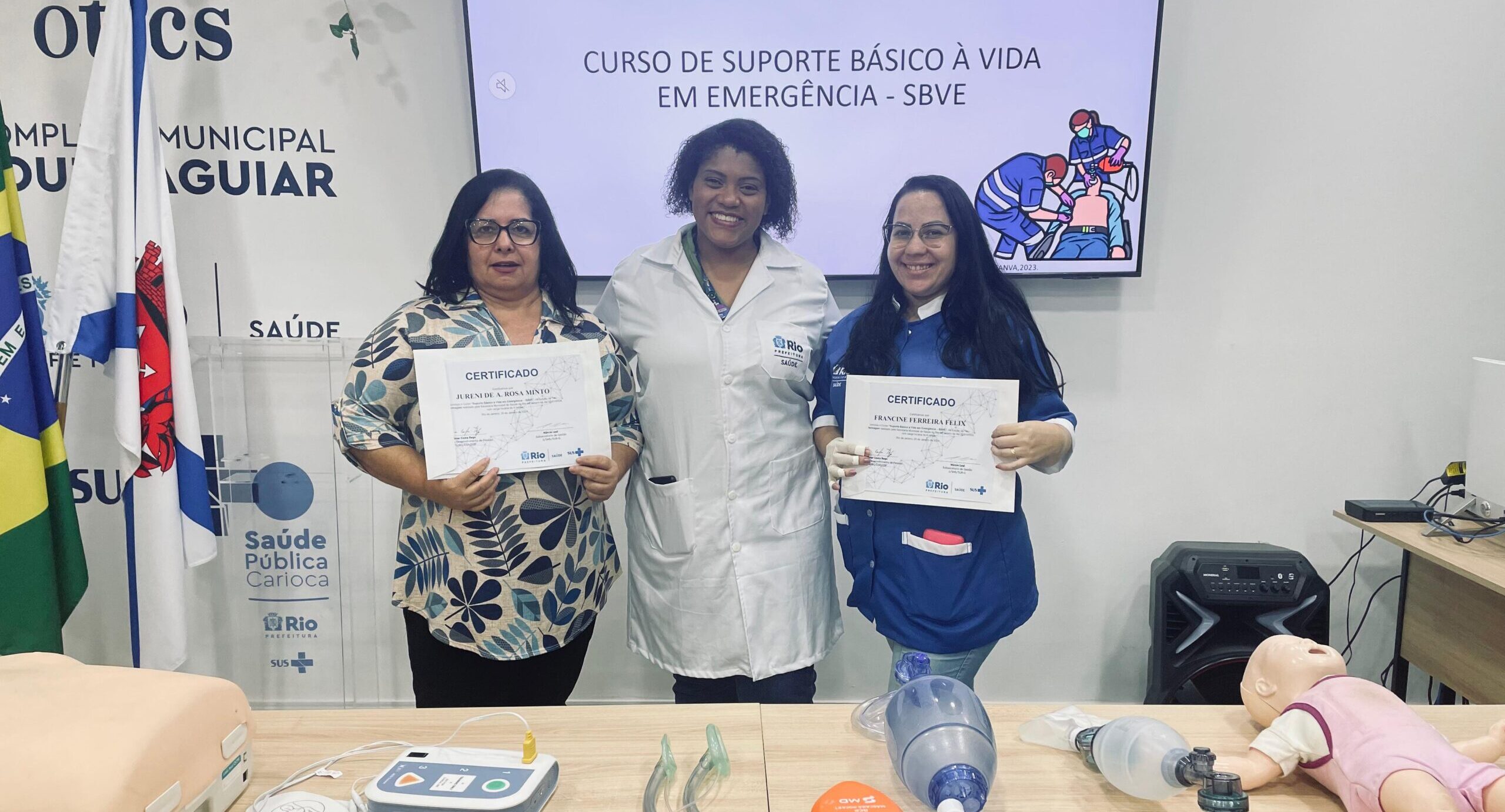 20ª Turma De 2024 Do Curso Suporte Básico À Vida Em Emergência – SBVE No Hospital Souza Aguiar