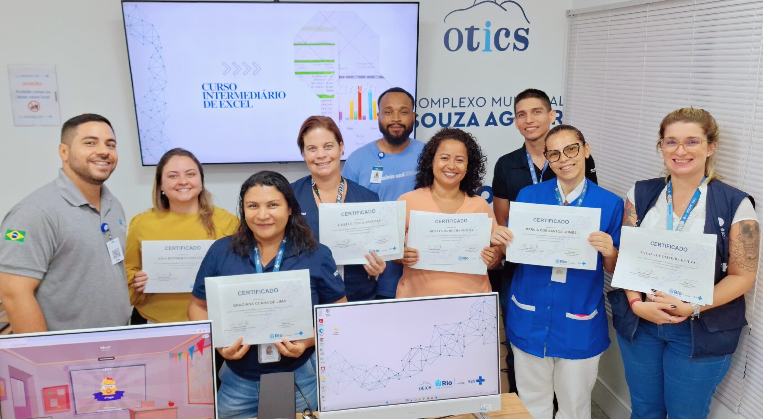 Curso De Excel Intermediário No Hospital Municipal Souza Aguiar