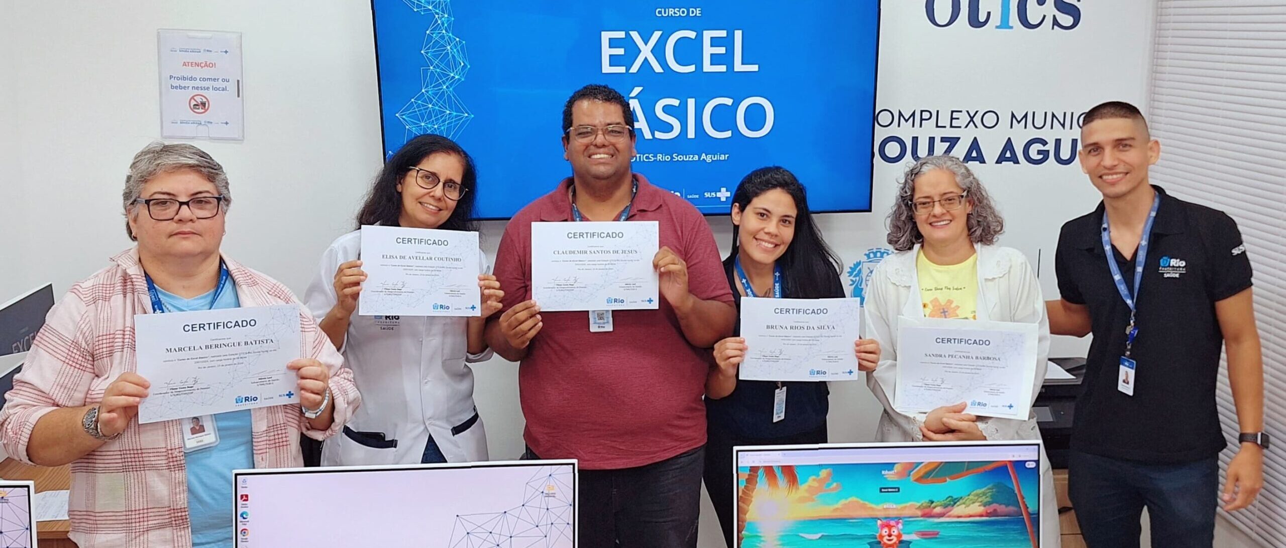 11ª Turma Do Ano De 2024 De Excel Básico No Hospital Municipal Souza Aguiar