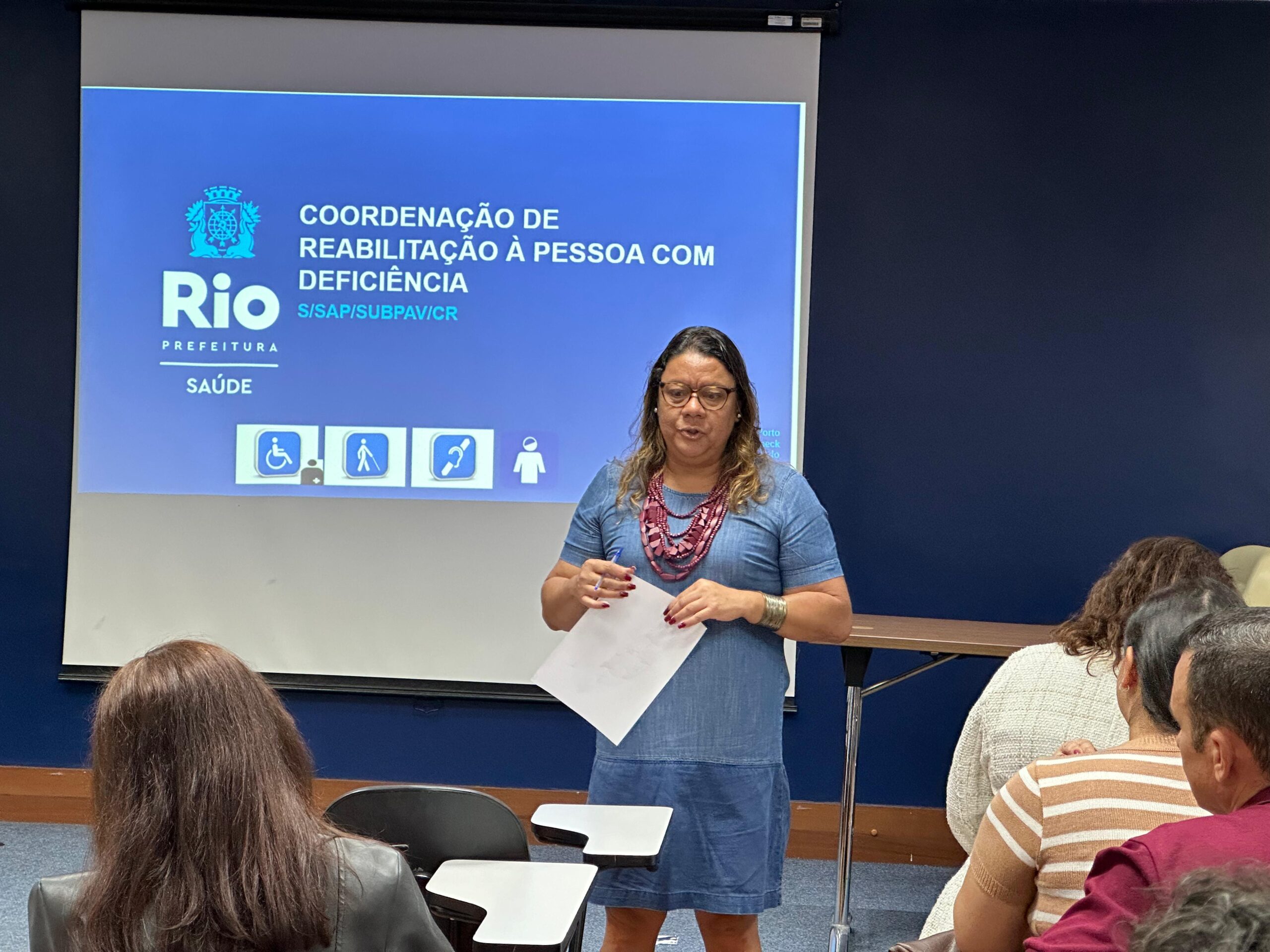 Reunião com a Coordenação de Reabilitação à Pessoa com Deficiência