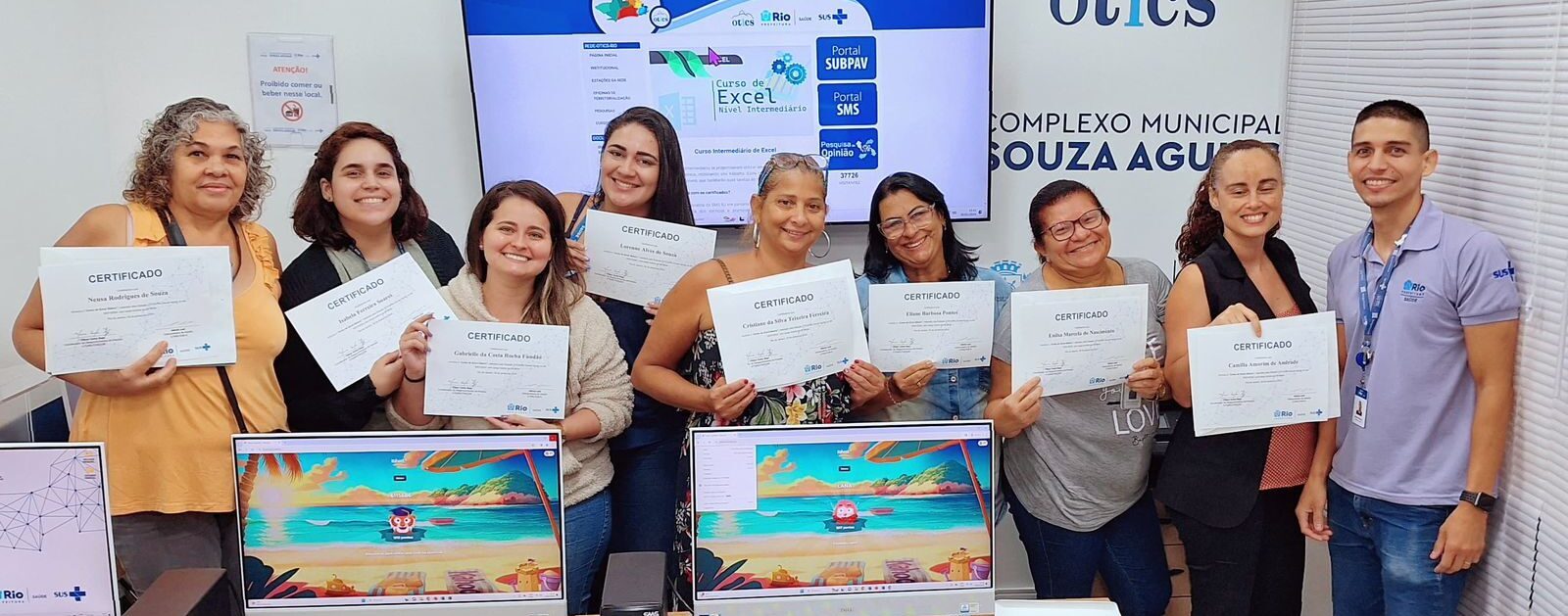 12ª Turma De Excel Básico No Hospital Municipal Souza Aguiar