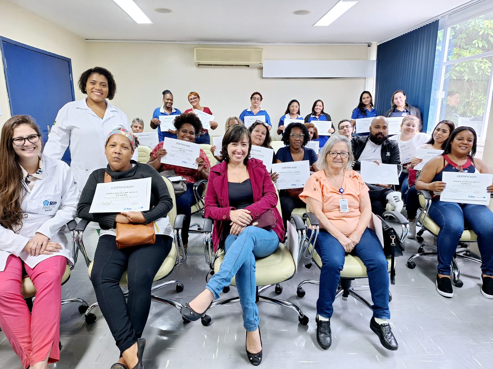 SMS-RJ e Riosaúde juntas na 26ª turma do Curso de Orientações Básicas para Recepcionistas – OBAR