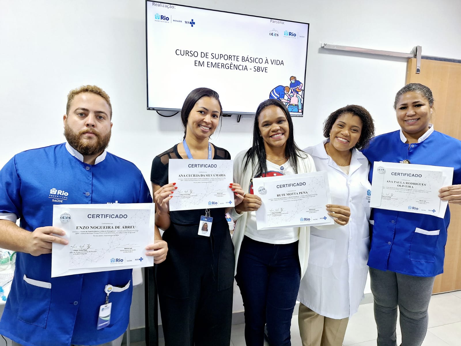 4ª turma do mês de fevereiro do Curso Suporte Básico À Vida Em Emergência – SBVE no IMPP