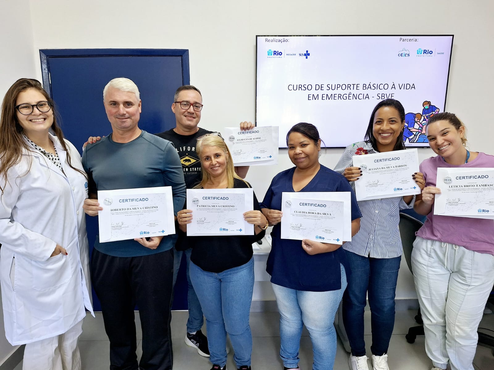 6ª turma do mês de fevereiro do Curso Suporte Básico À Vida Em Emergência – SBVE no IMPP