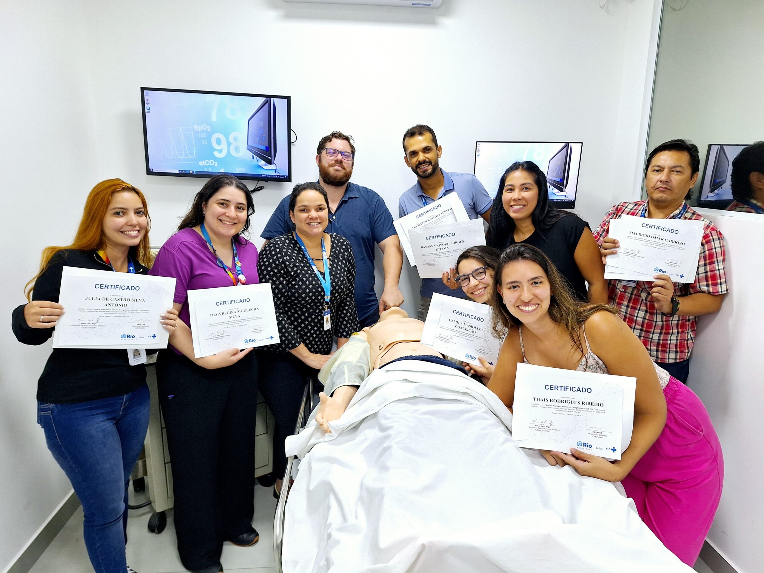 123ª Turma do Curso SAVE-RIO da Secretaria Municipal de Saúde