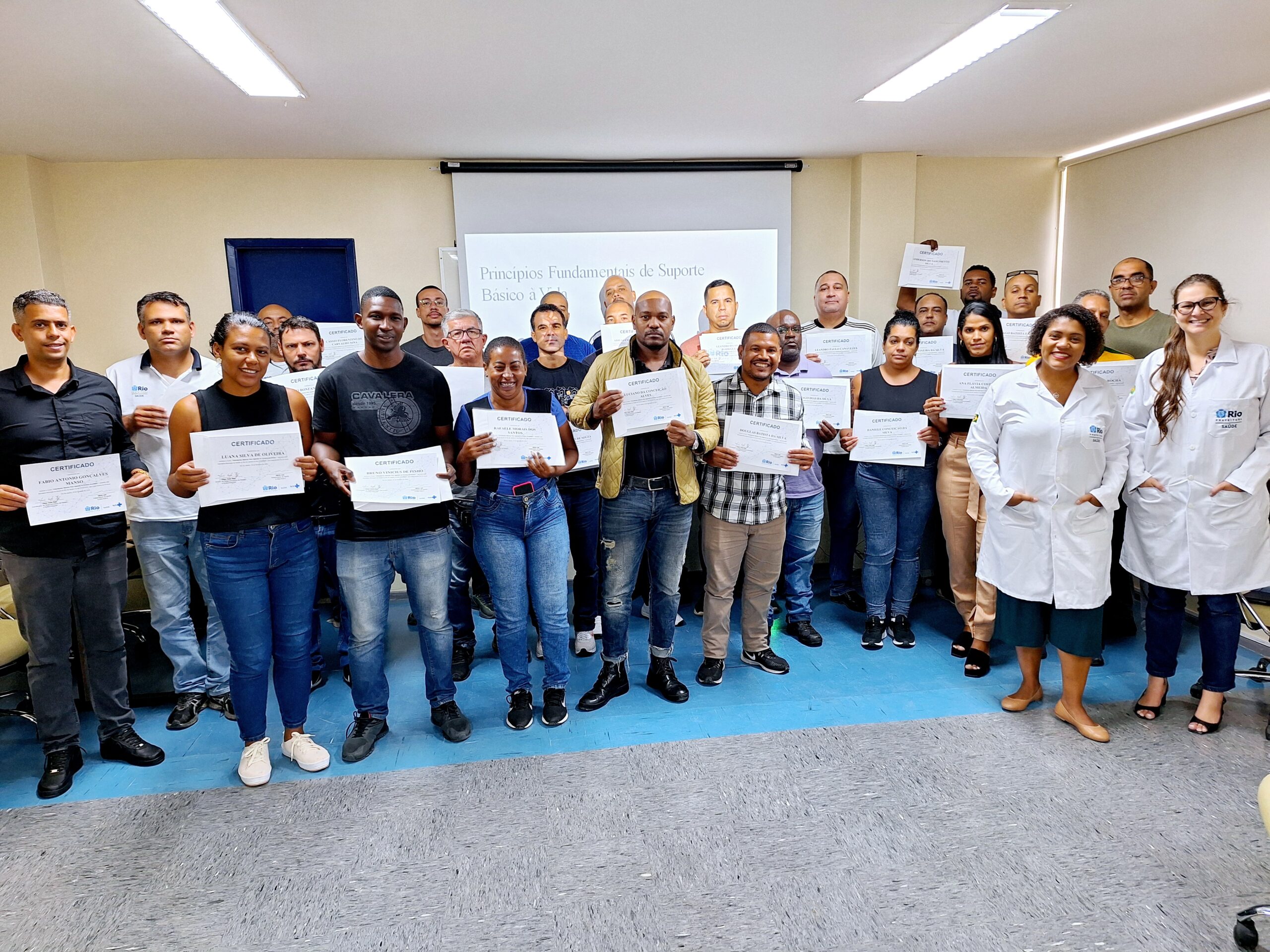 SMS-RJ e Riosaúde juntas na 34ª turma do Curso de Orientações Básicas aos Agentes de Portaria Acolhedor – OBAPA