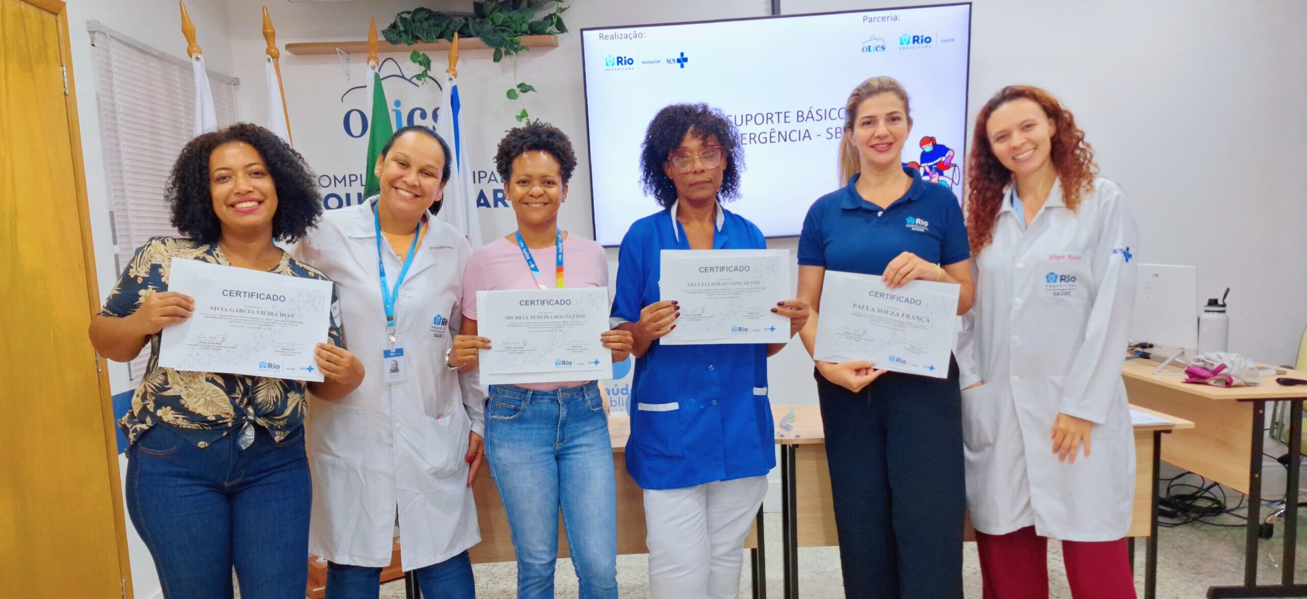 5ª Turma Do Mês De Fevereiro De 2024 Do Curso Suporte Básico À Vida Em Emergência – SBVE No Hospital Souza Aguiar