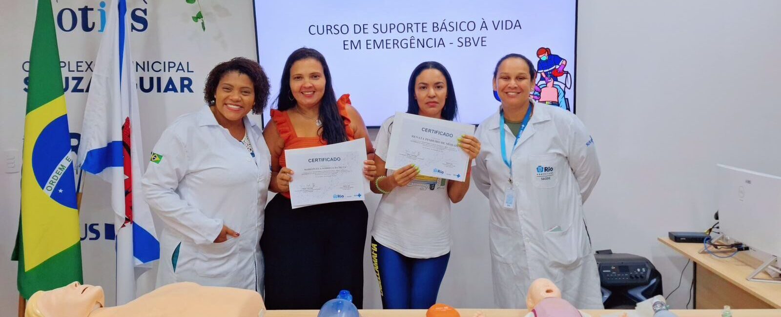 8ª Turma Do Mês De Fevereiro De 2024 Do Curso Suporte Básico À Vida Em Emergência – SBVE No Hospital Souza Aguiar