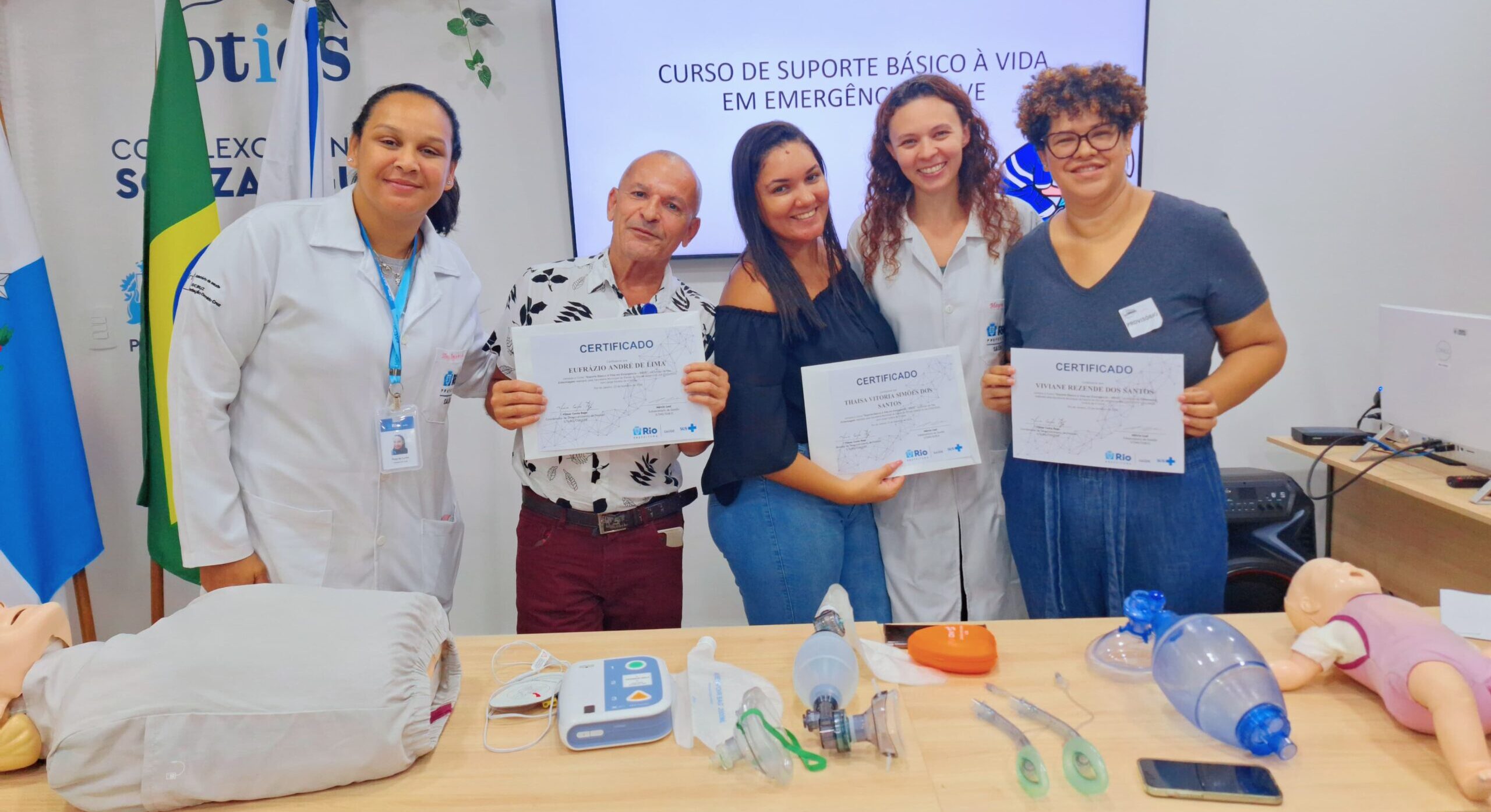 18ª Turma Do Mês De Fevereiro De 2024 Do Curso Suporte Básico À Vida Em Emergência – SBVE No Hospital Souza Aguiar