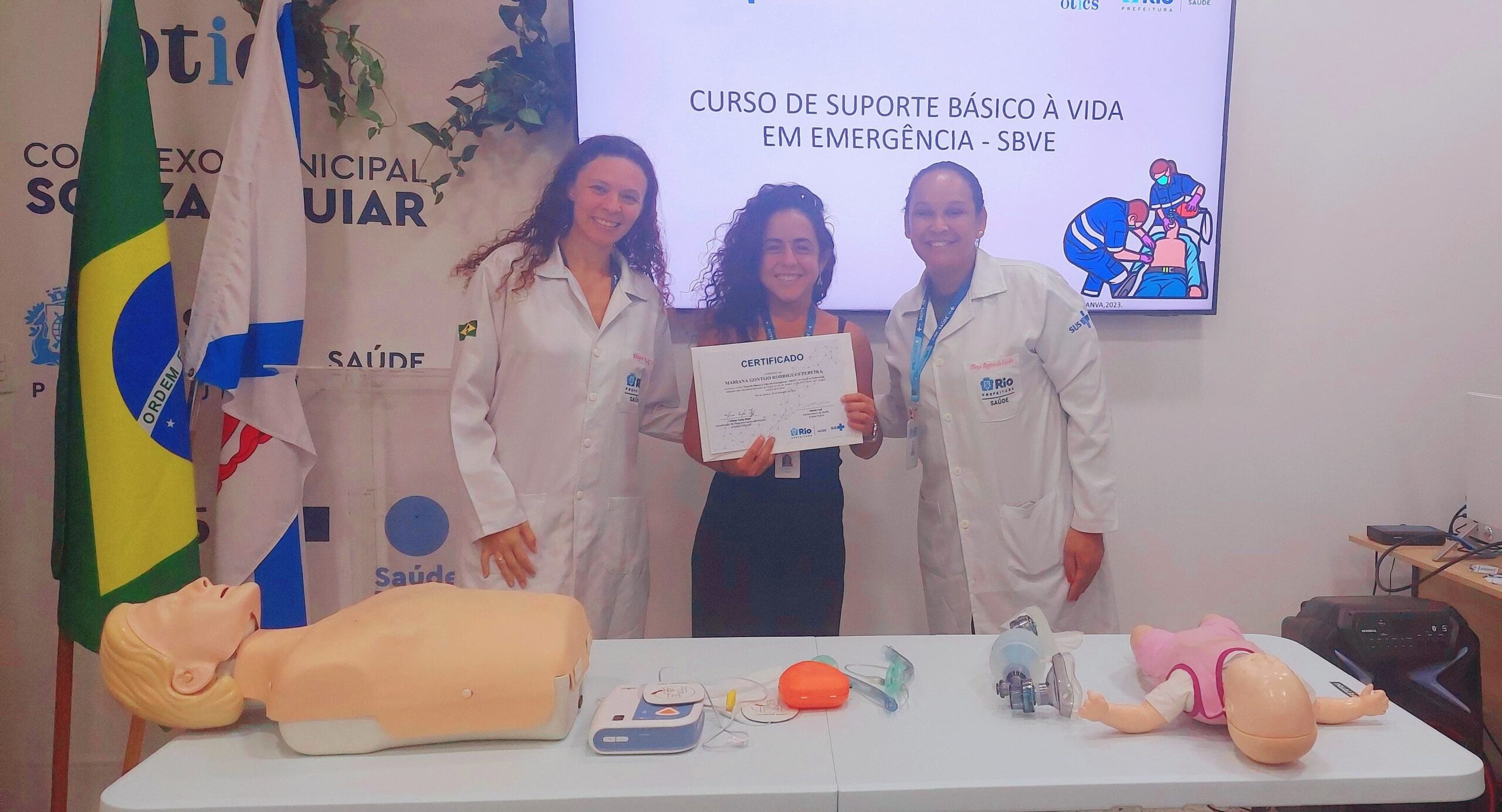 21ª Turma Do Mês De Fevereiro De 2024 Do Curso Suporte Básico À Vida Em Emergência – SBVE No Hospital Souza Aguiar