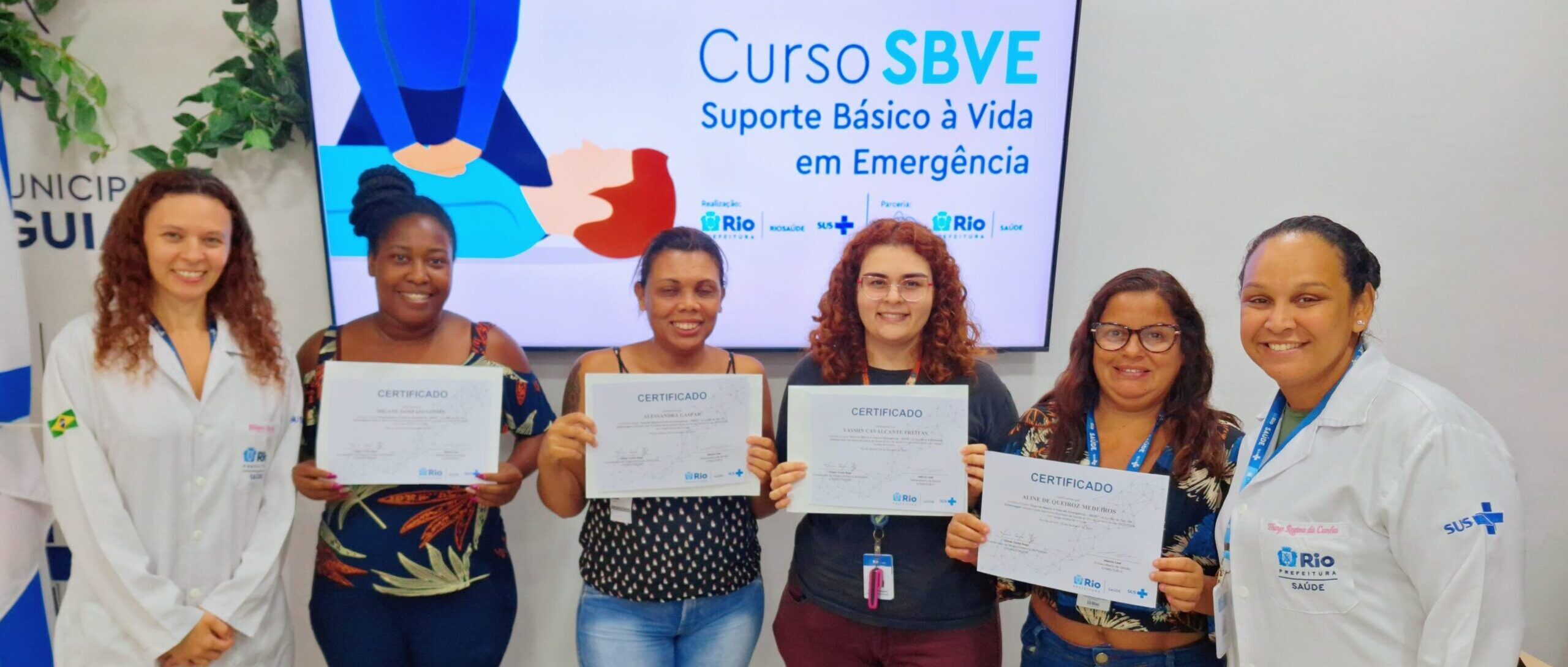 22ª Turma Do Mês De Fevereiro De 2024 Do Curso Suporte Básico À Vida Em Emergência – SBVE No Hospital Souza Aguiar