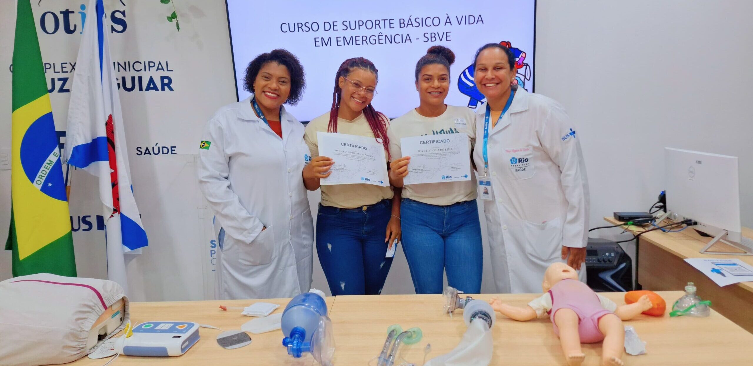 11ª Turma Do Mês De Fevereiro De 2024 Do Curso Suporte Básico À Vida Em Emergência – SBVE No Hospital Souza Aguiar