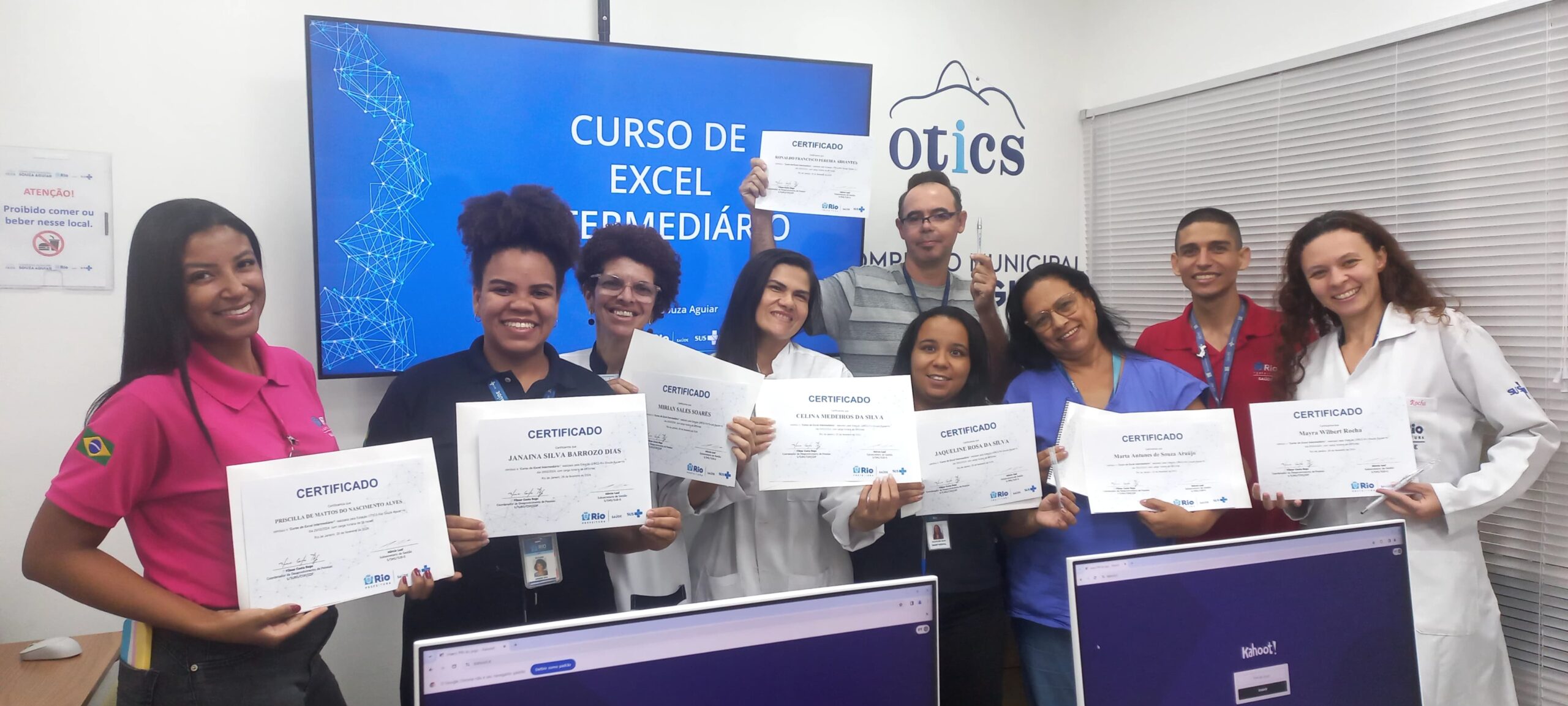 06ª Turma De Excel Intermediário No Hospital Municipal Souza Aguiar