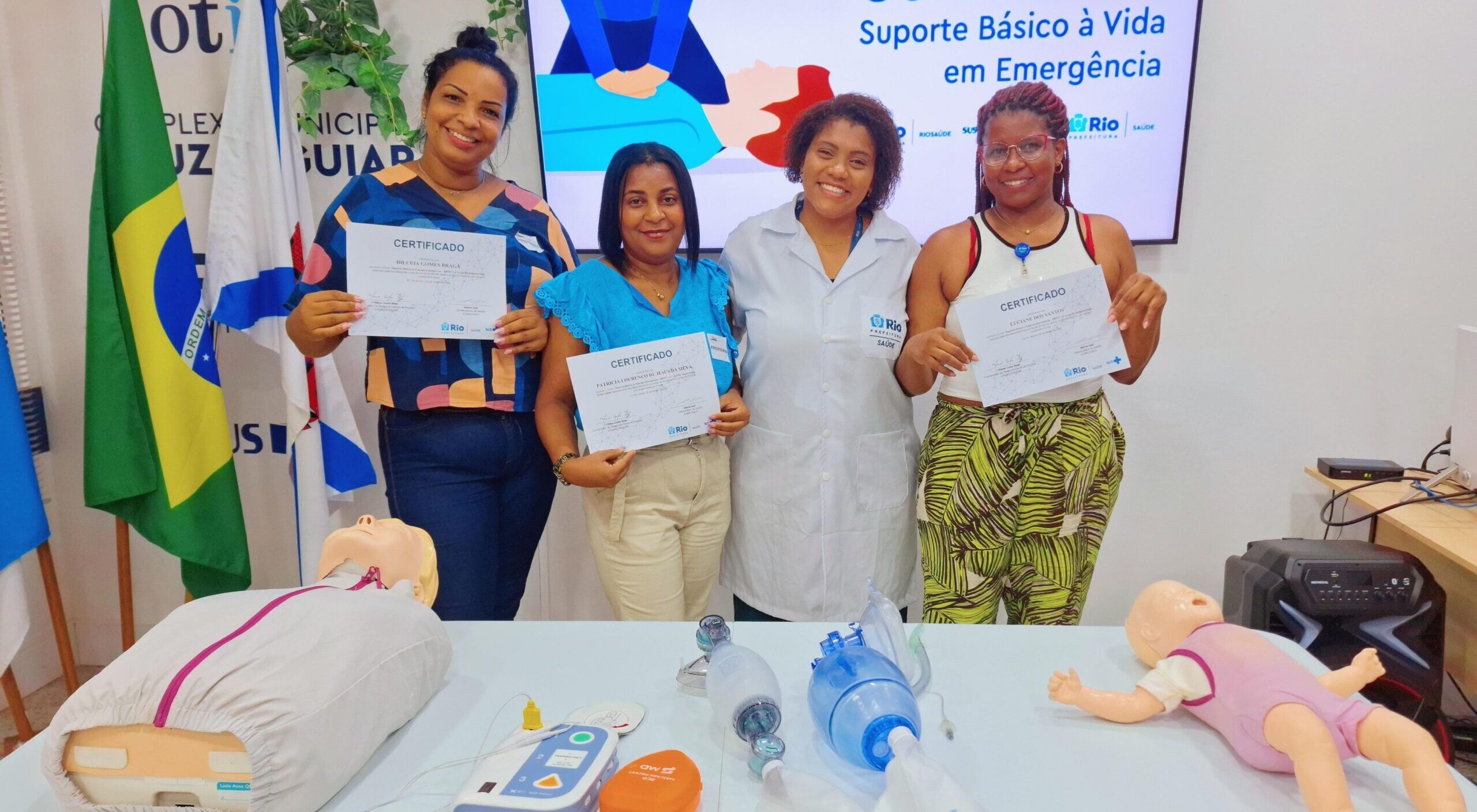 4ª Turma Do Mês De Março De 2024 Do Curso Suporte Básico À Vida Em Emergência – SBVE No Hospital Souza Aguiar