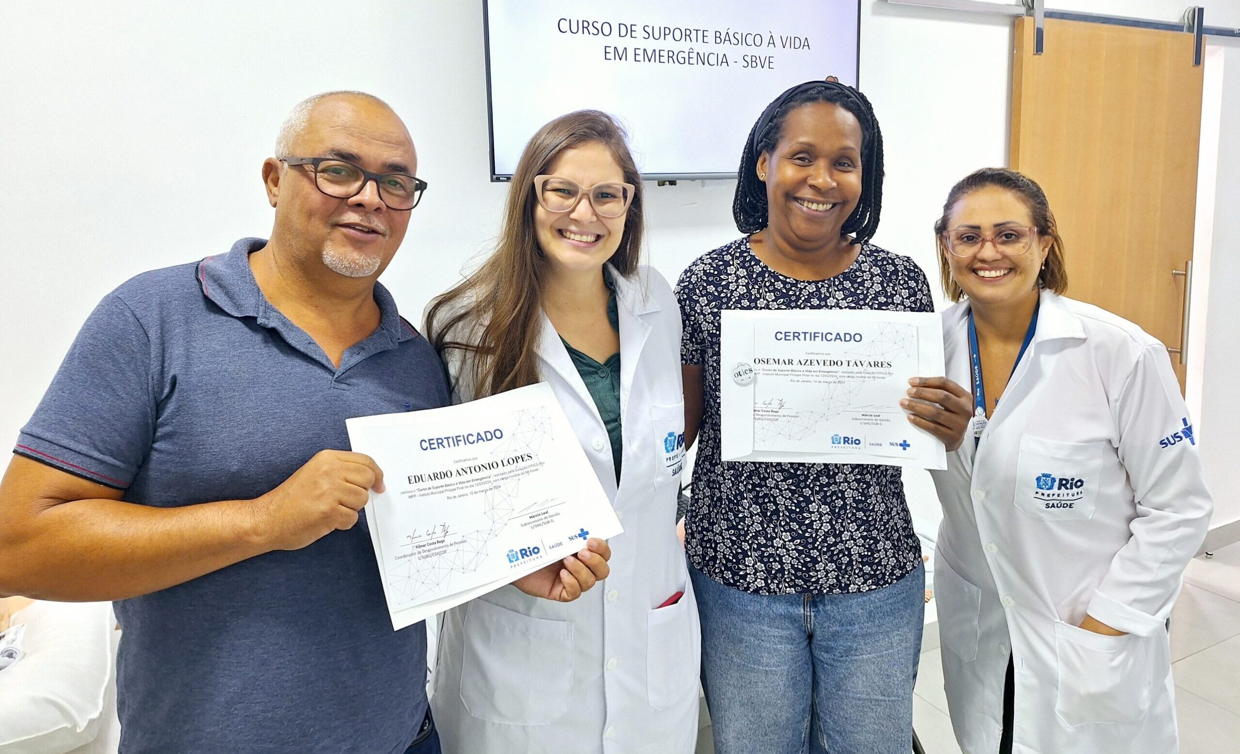 7ª Turma Do Mês De Março De 2024 Do Curso Suporte Básico À Vida Em Emergência – SBVE No IMPP