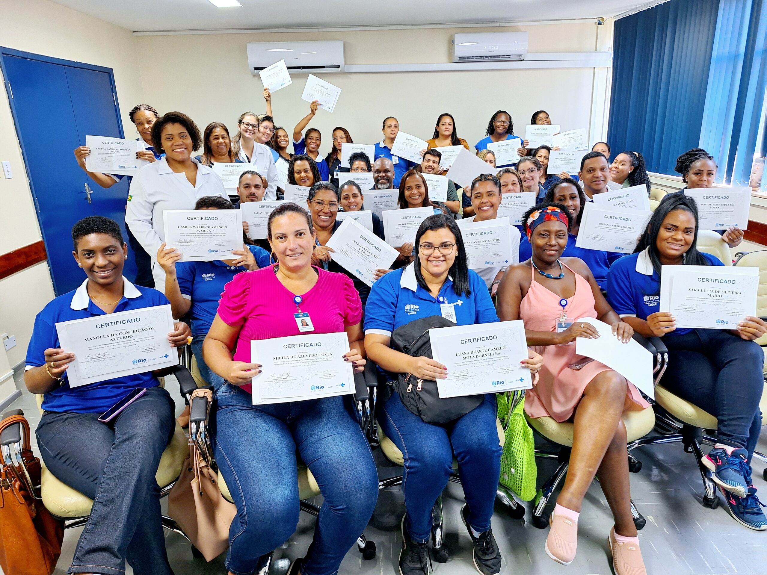 SMS-RJ e Riosaúde juntas na 28ª turma do Curso de Orientações Básicas para Recepcionistas – OBAR