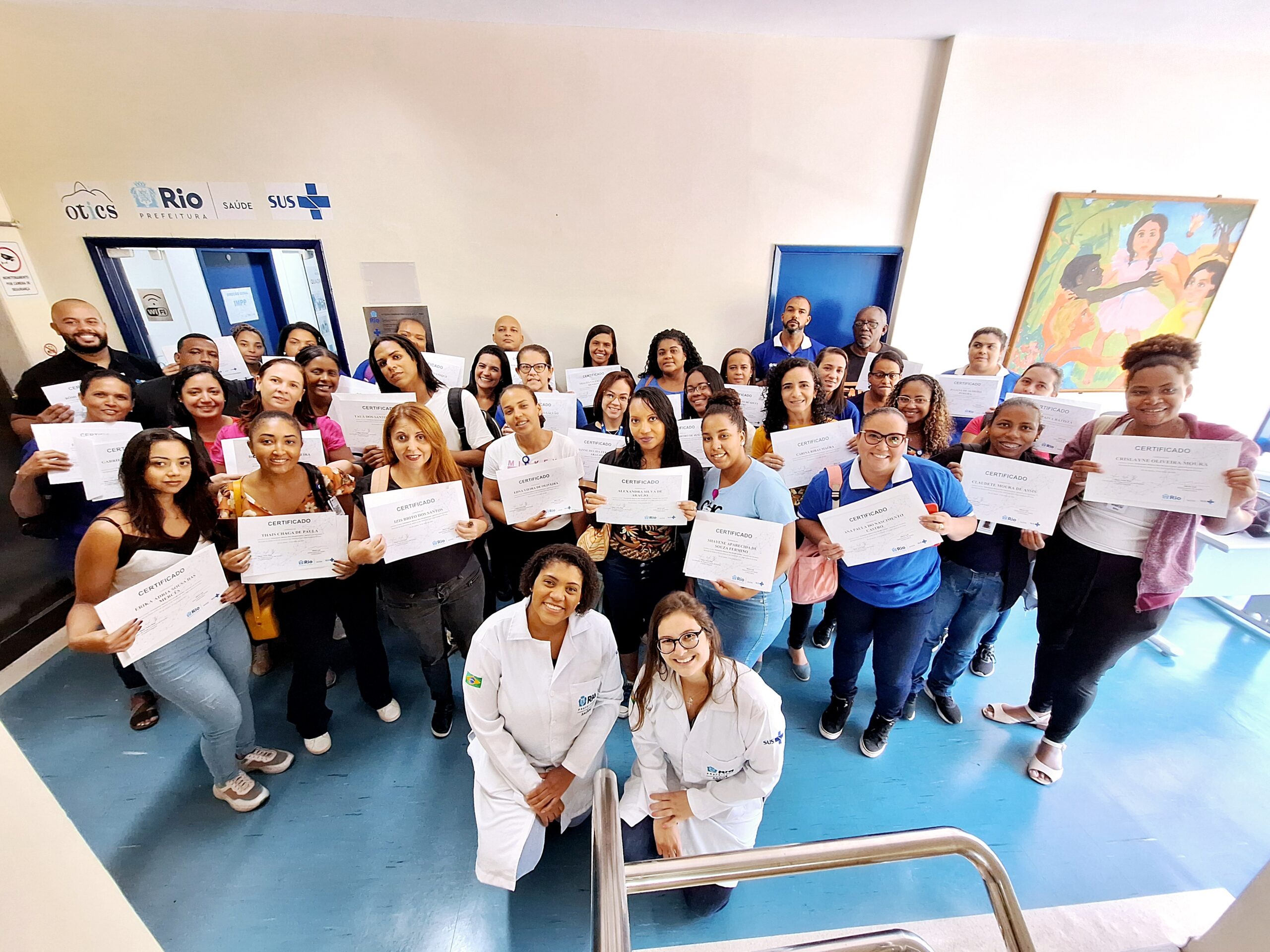 SMS-RJ e Riosaúde juntas na 27ª turma do Curso de Orientações Básicas para Recepcionistas – OBAR