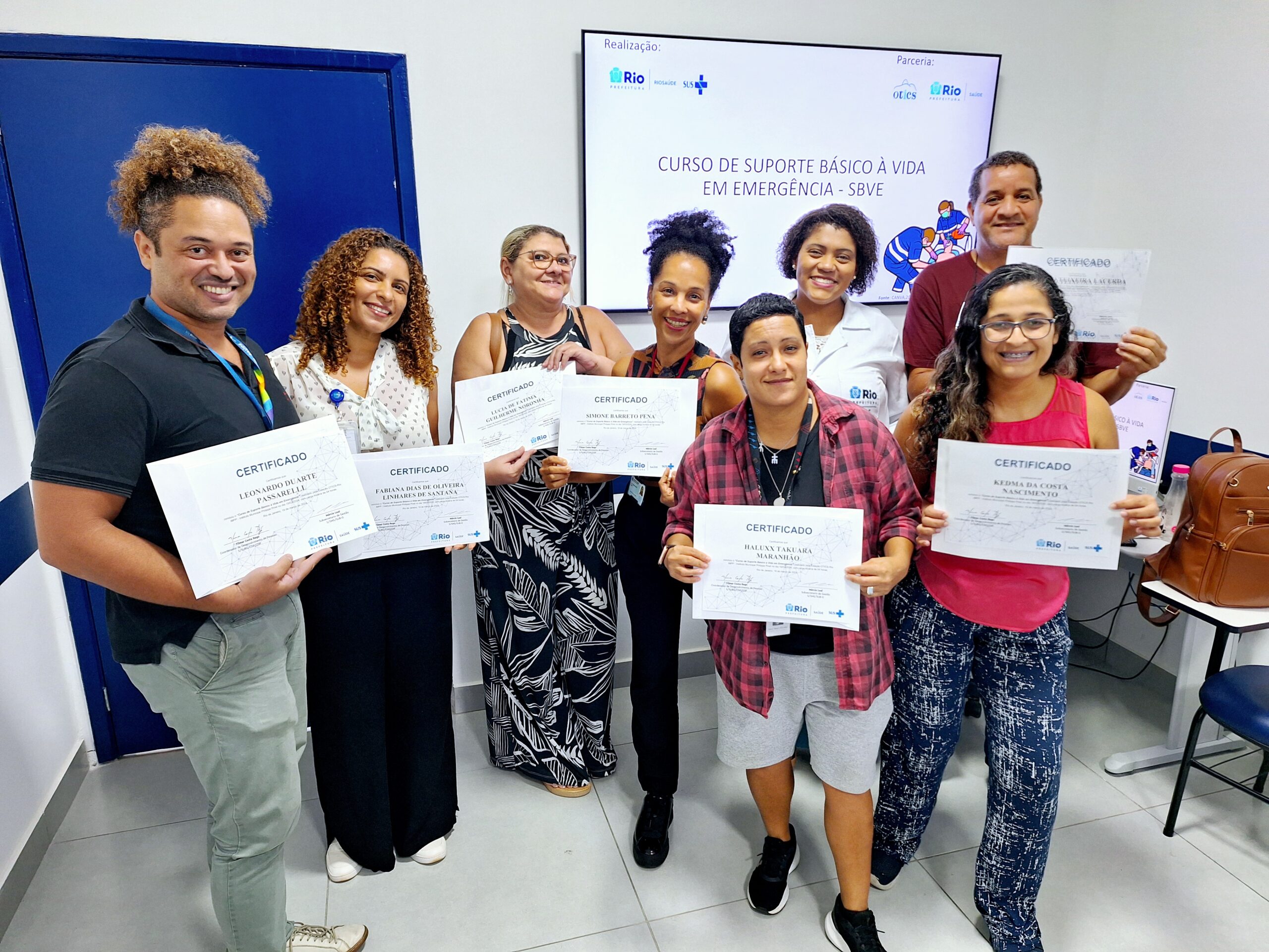 15ª Turma Do Mês De Março De 2024 Do Curso Suporte Básico À Vida Em Emergência – SBVE No IMPP