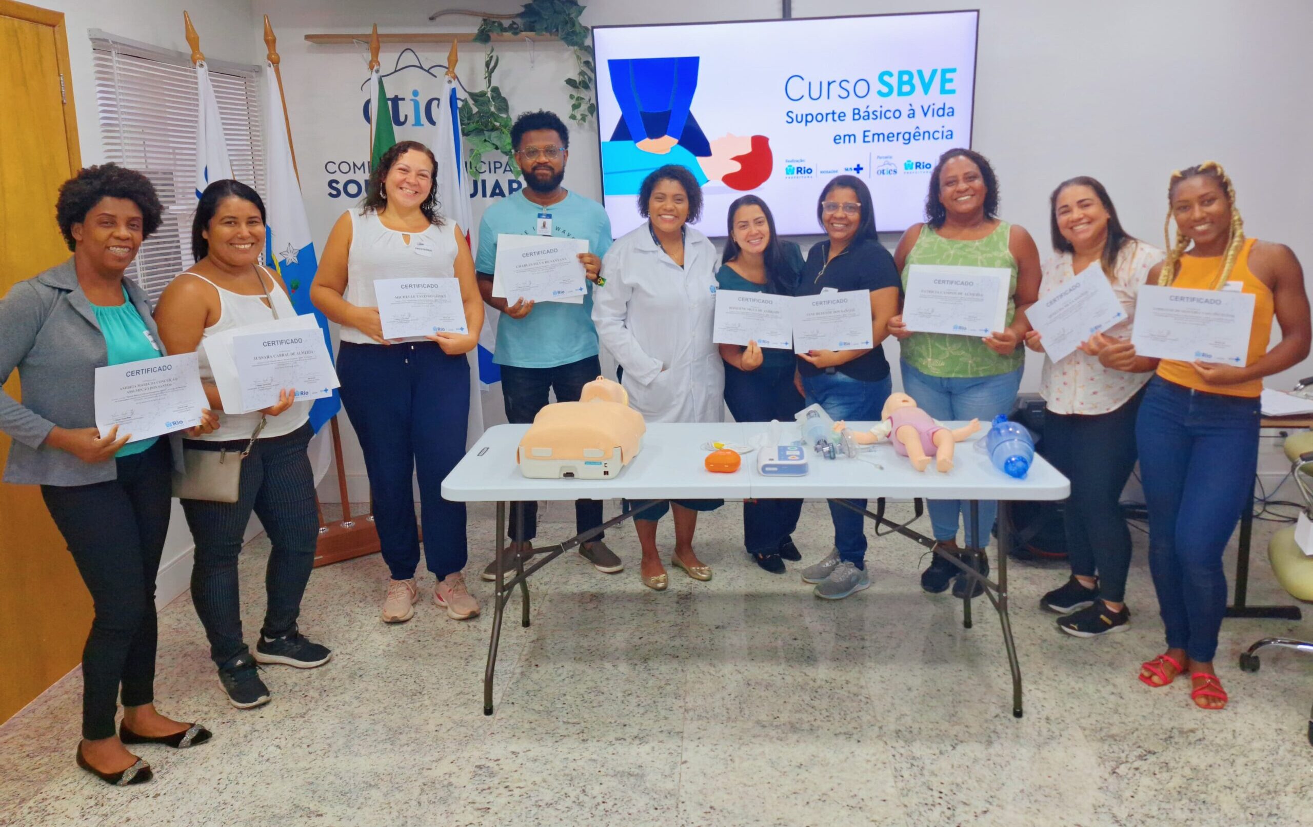 2ª Turma Do Mês De Março De 2024 Do Curso Suporte Básico À Vida Em Emergência – SBVE No Hospital Souza Aguiar