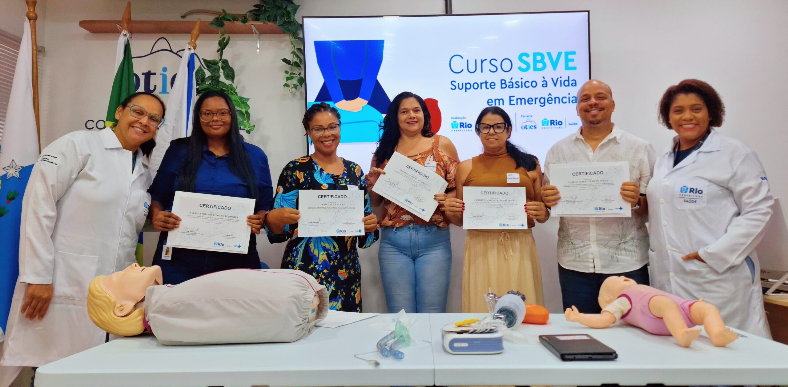 8ª Turma Do Mês De Março De 2024 Do Curso Suporte Básico À Vida Em Emergência – SBVE No Hospital Souza Aguiar