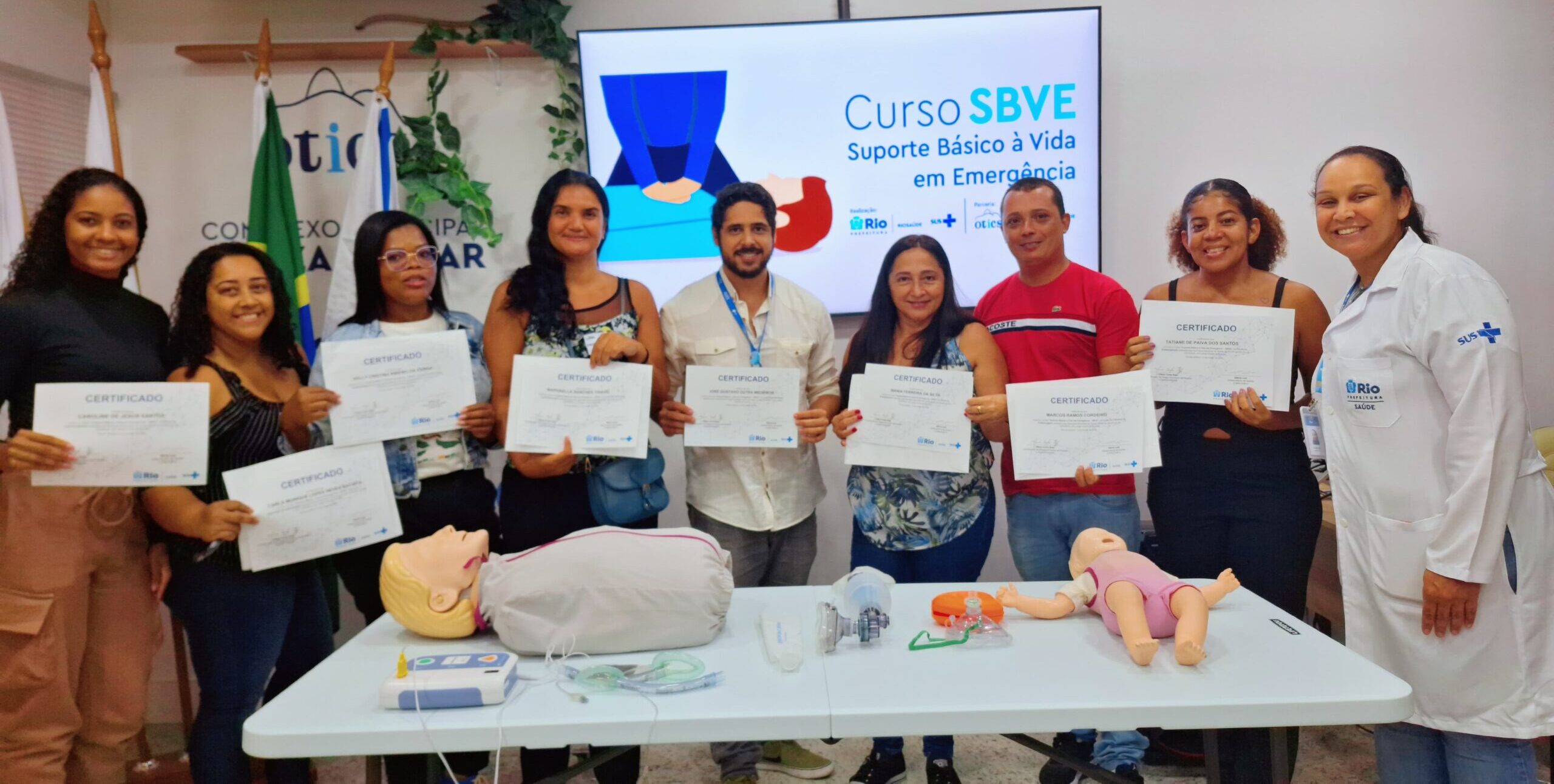 10ª Turma Do Mês De Março De 2024 Do Curso Suporte Básico À Vida Em Emergência – SBVE No Hospital Souza Aguiar