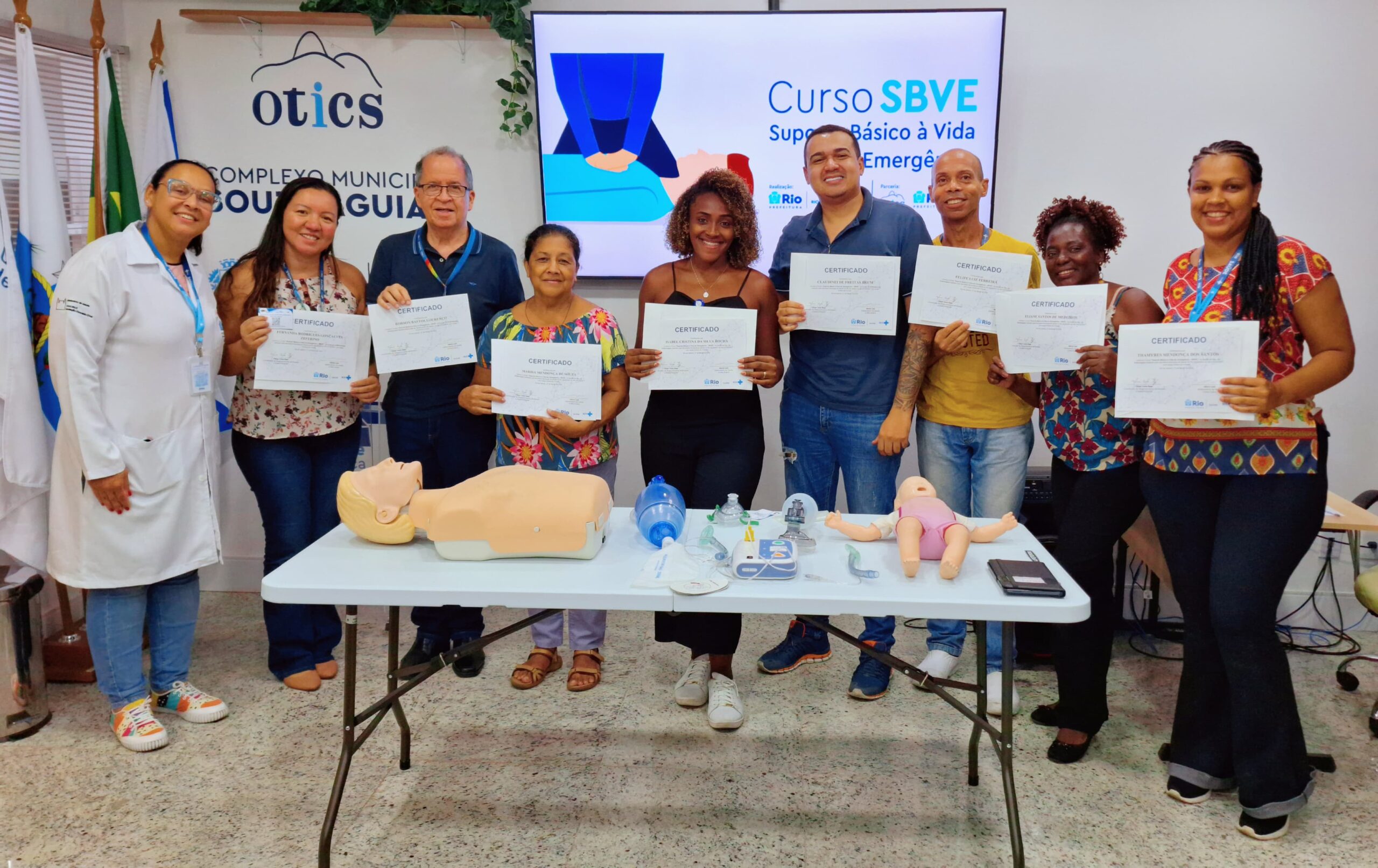 17ª Turma Do Mês De Março De 2024 Do Curso Suporte Básico À Vida Em Emergência – SBVE No Hospital Souza Aguiar