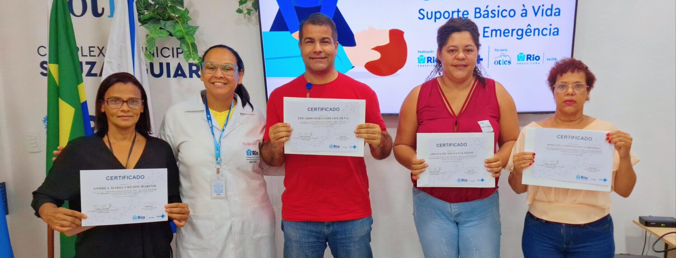 6ª Turma Do Mês De Março De 2024 Do Curso Suporte Básico À Vida Em Emergência – SBVE No Hospital Souza Aguiar