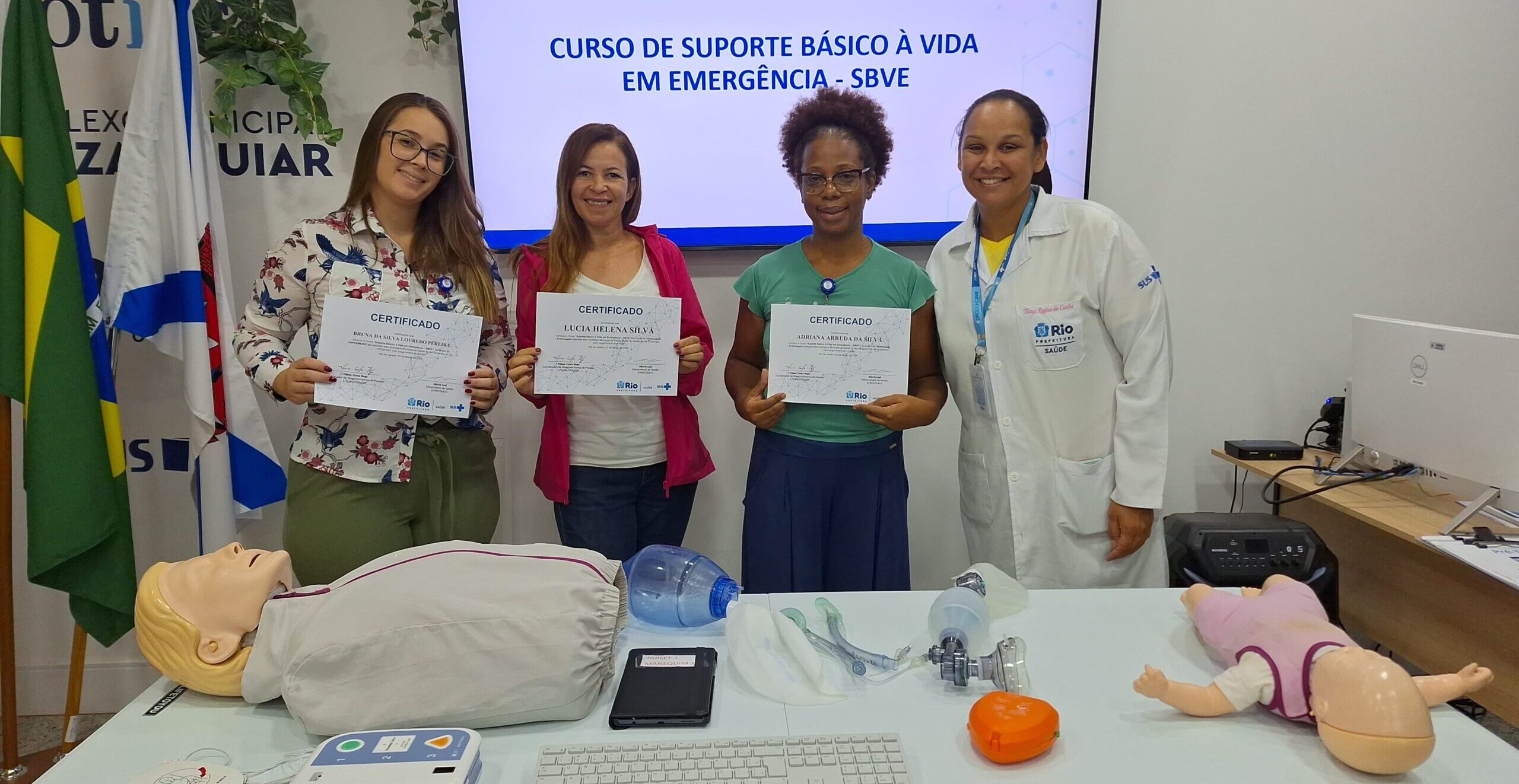 5ª Turma Do Mês De Março De 2024 Do Curso Suporte Básico À Vida Em Emergência – SBVE No Hospital Souza Aguiar