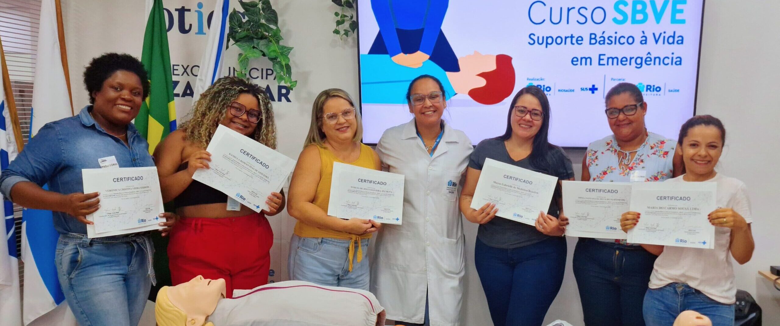 11ª Turma Do Mês De Março De 2024 Do Curso Suporte Básico À Vida Em Emergência – SBVE No Hospital Souza Aguiar