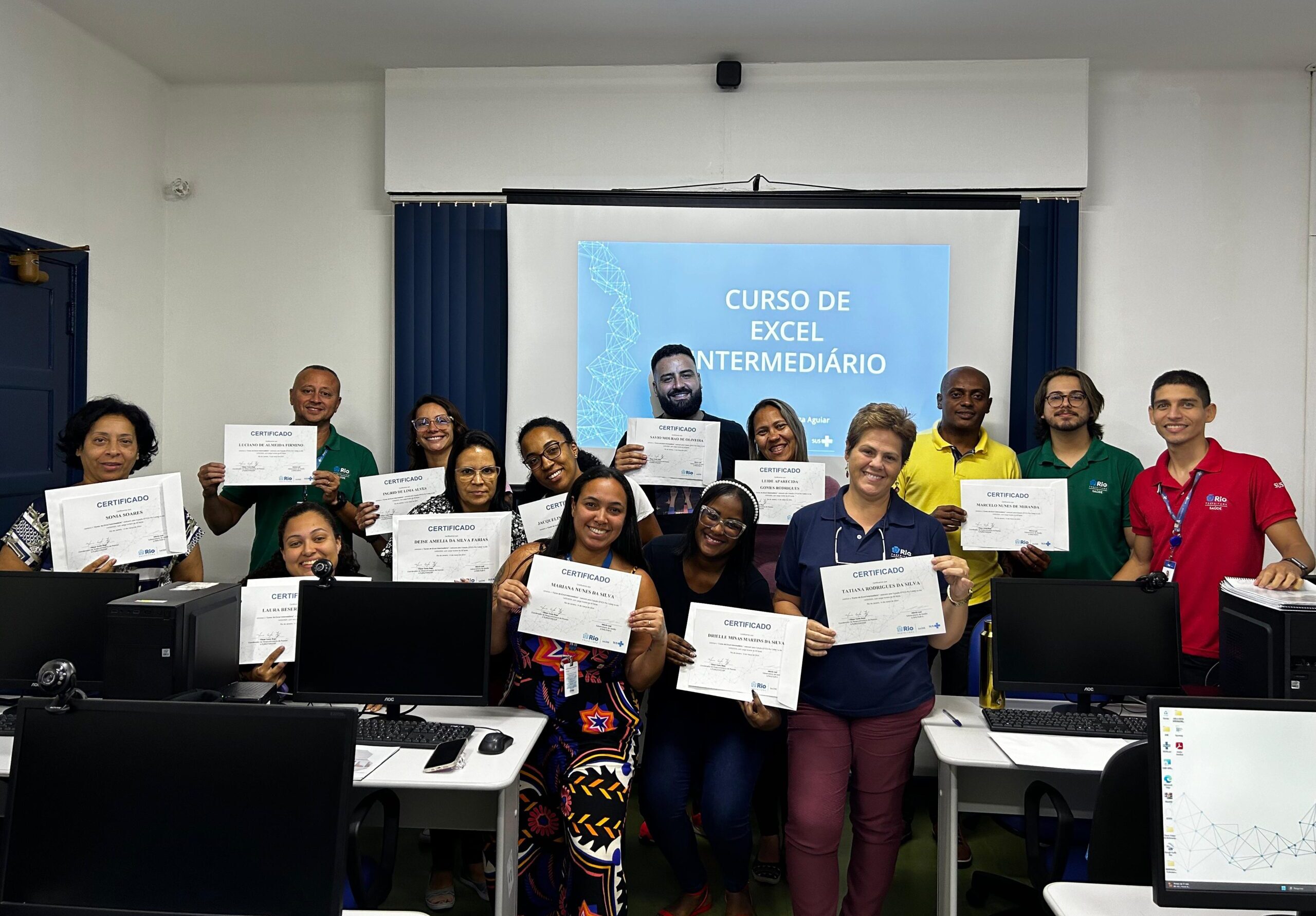 7ª Turma De Excel Intermediário Na Estação OTICS-Rio Catete