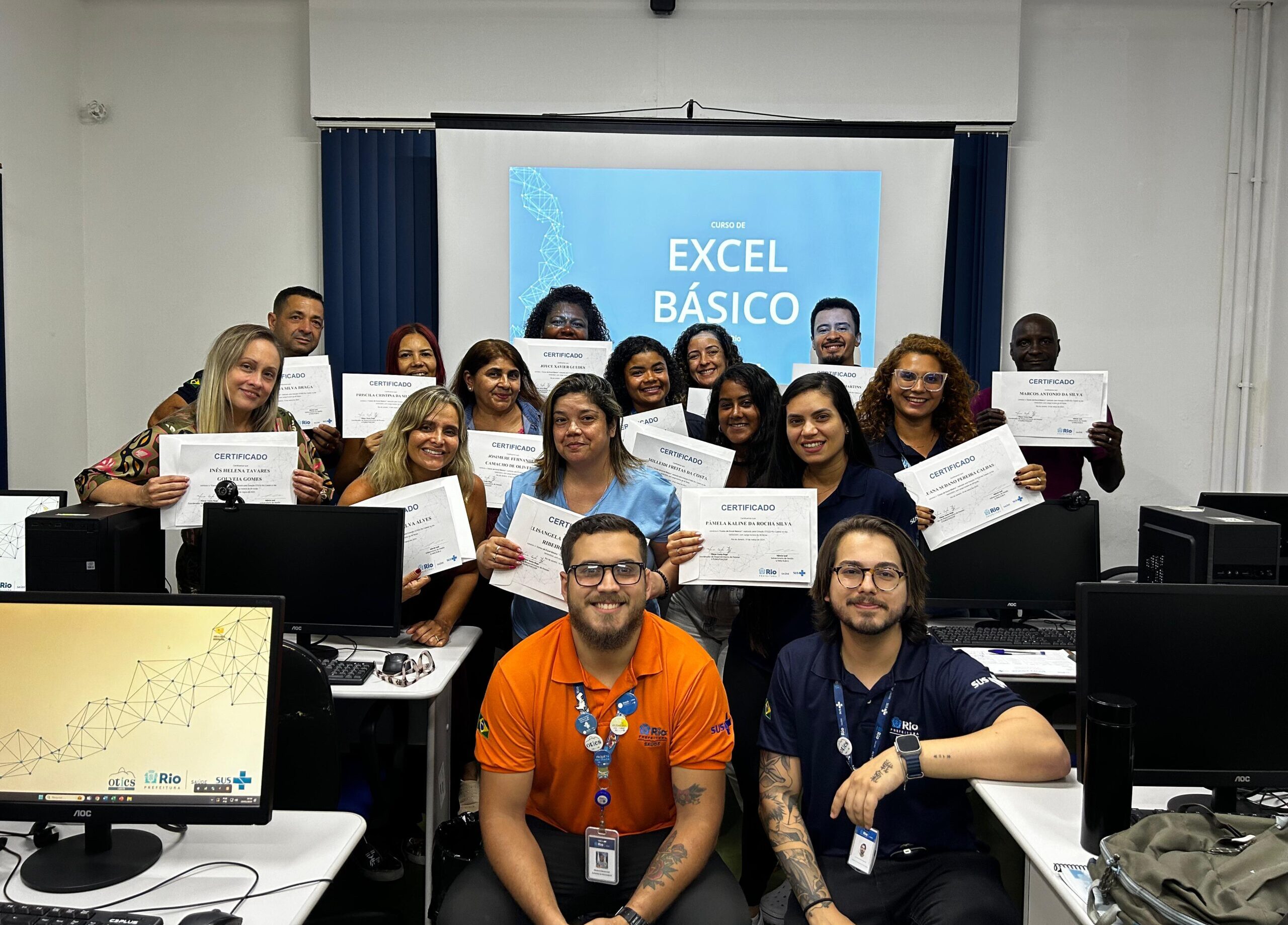 17ª edição do Curso de Excel Básico Na Estação Otics-Rio Catete