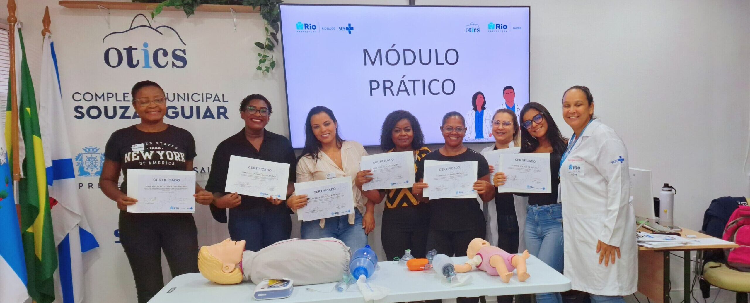 20ª Turma Do Mês De Março De 2024 Do Curso Suporte Básico À Vida Em Emergência – SBVE No Hospital Souza Aguiar