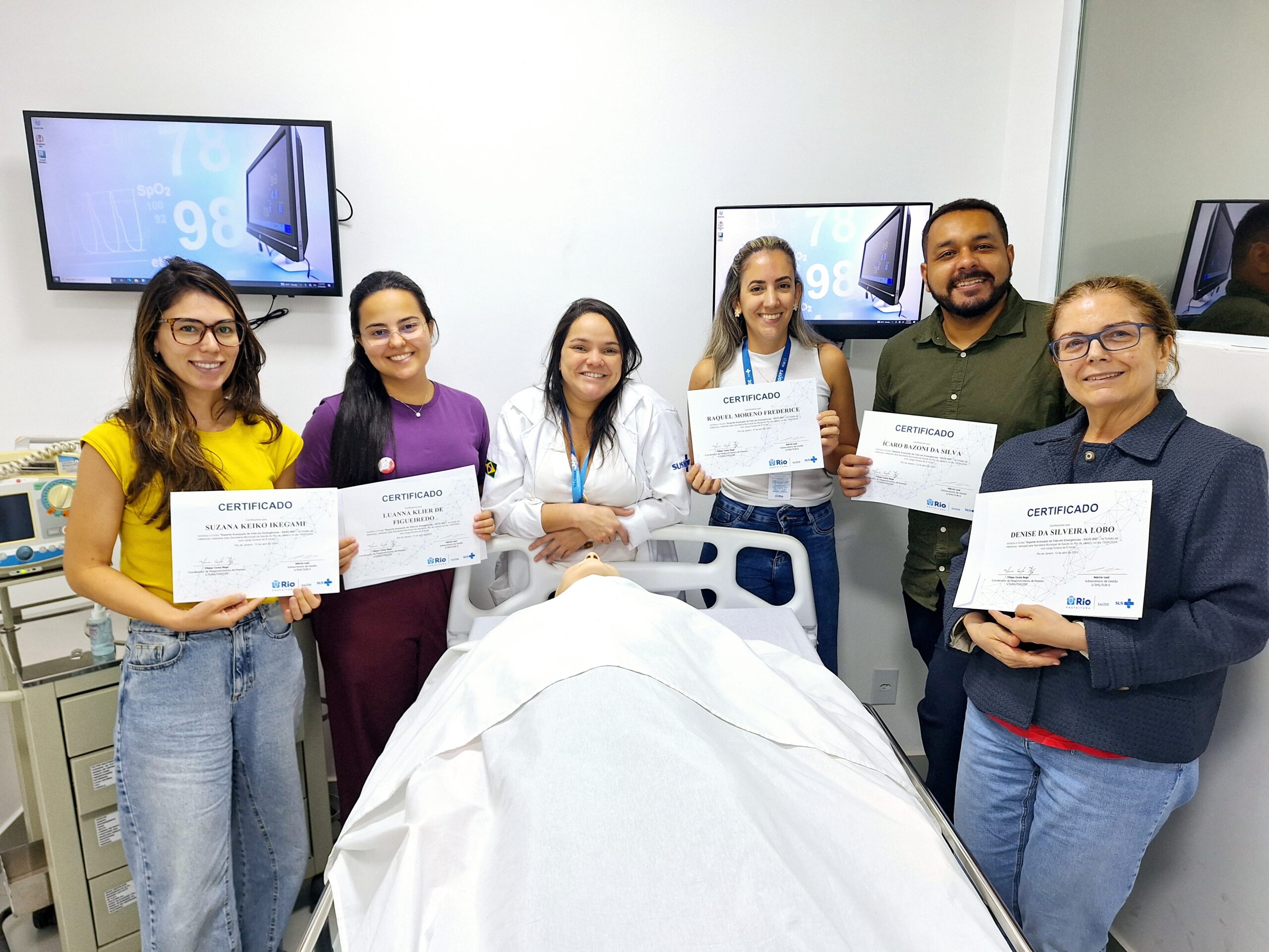 130ª Turma do Curso SAVE-RIO da Secretaria Municipal de Saúde