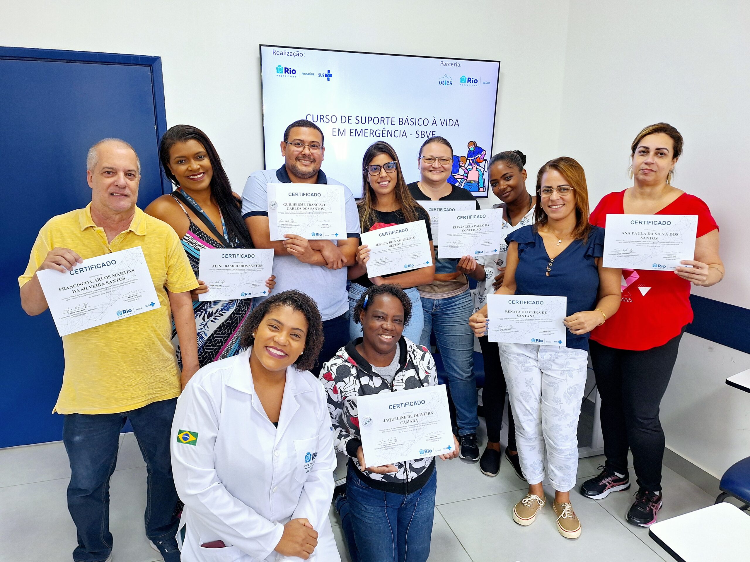 1ª Turma Do Mês De Abril De 2024 Do Curso Suporte Básico À Vida Em Emergência – SBVE No IMPP