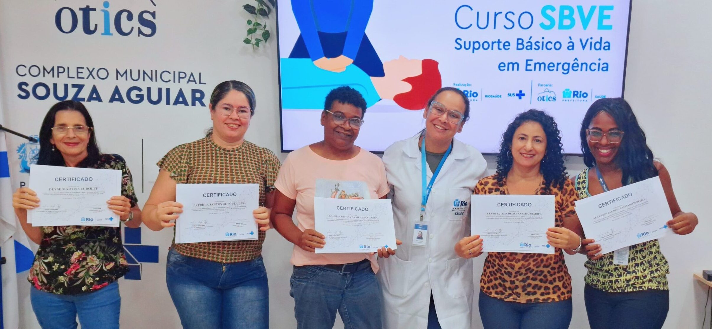 13ª Turma Do Mês De Abril De 2024 Do Curso Suporte Básico À Vida Em Emergência – SBVE No Hospital Souza Aguiar