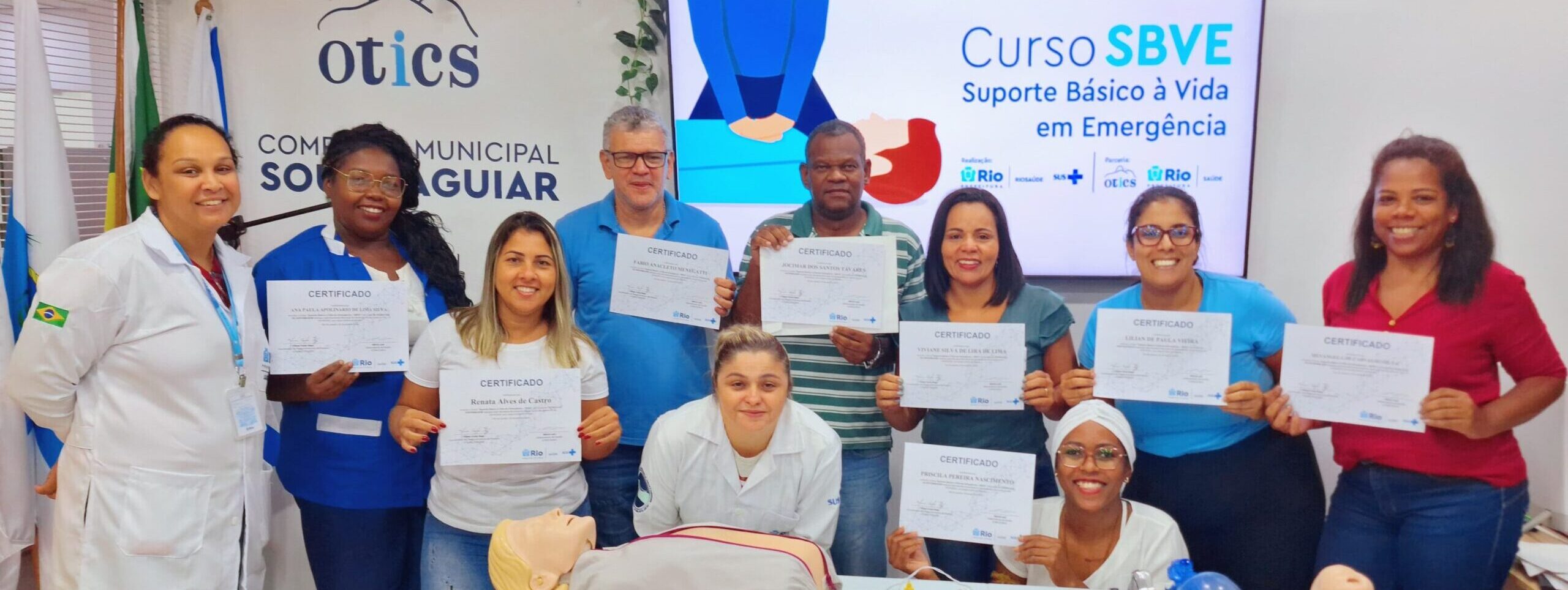 2ª Turma Do Mês De Abril De 2024 Do Curso Suporte Básico À Vida Em Emergência – SBVE No Hospital Souza Aguiar