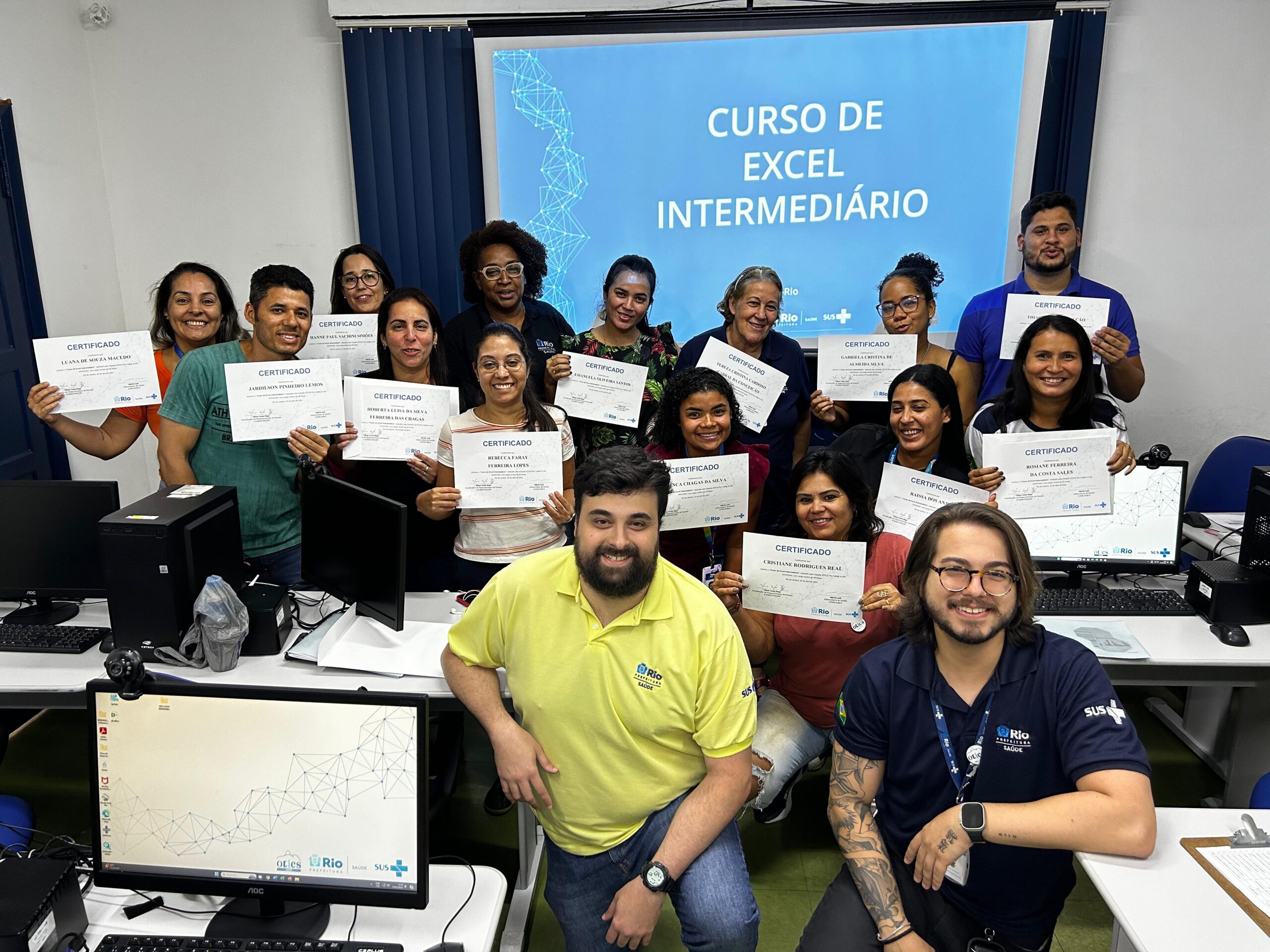 9ª Turma De Excel Intermediário Na Estação OTICS-Rio Catete