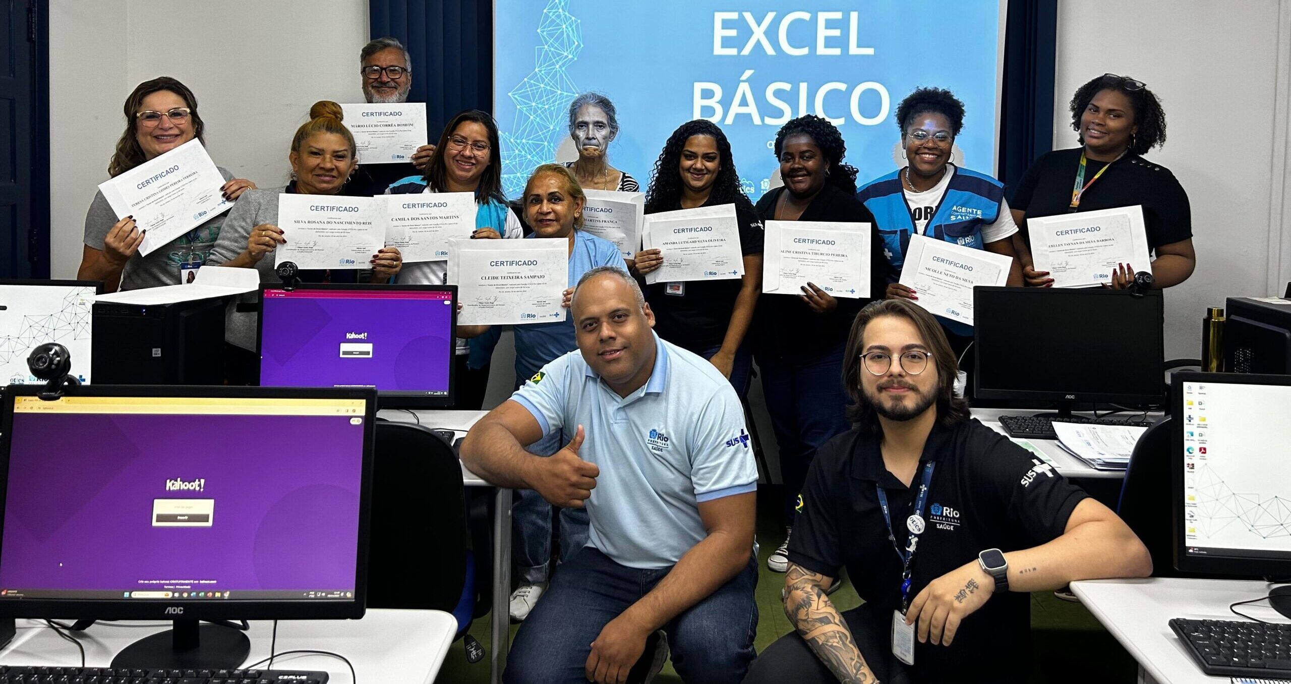 19ª Turma do Curso de Excel Básico Na Estação Otics-Rio Catete